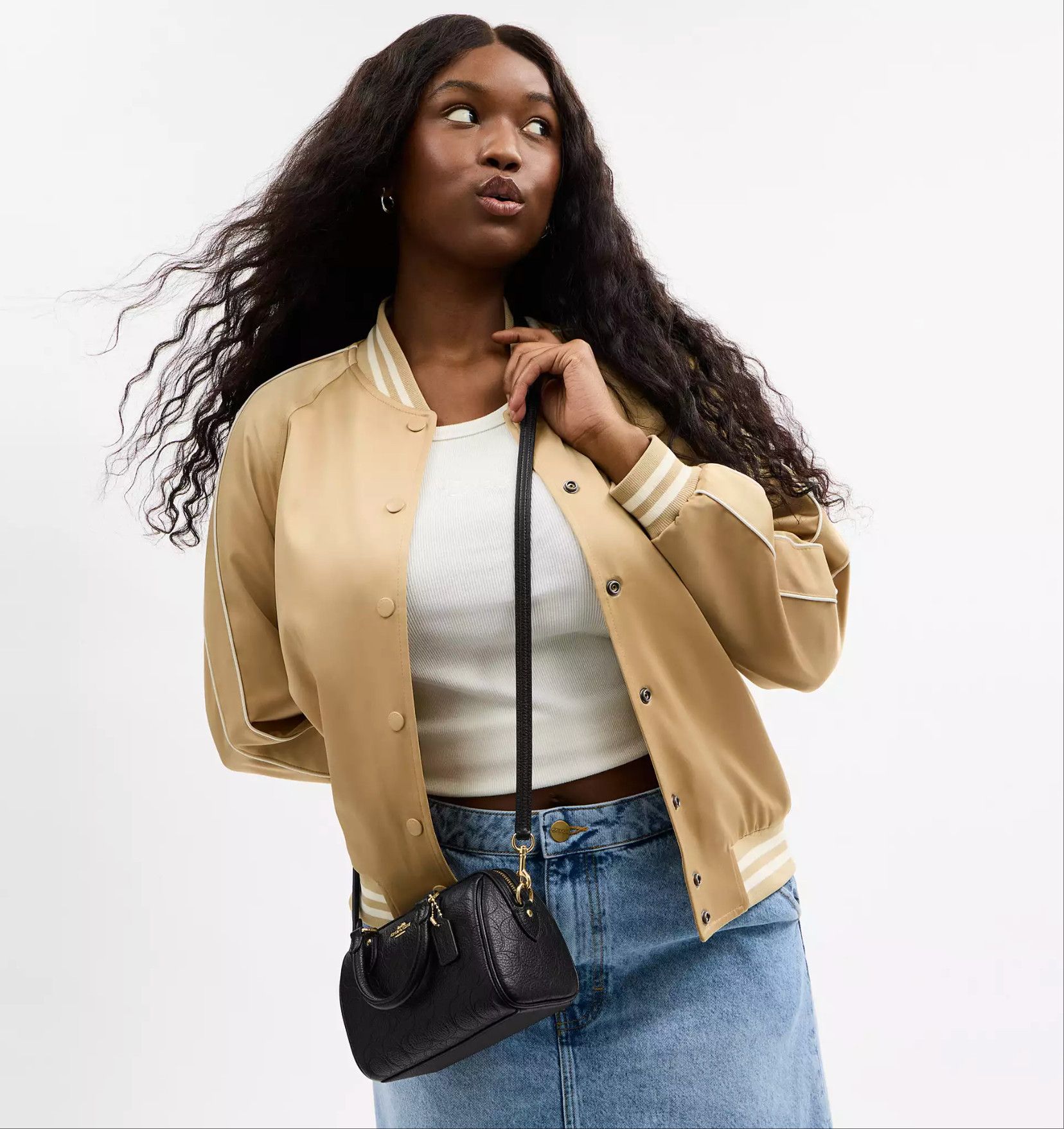 Coach Mini Rowan Crossbody Bag In Signature Leather CCF28 Size ONE SIZE - 9 Thumbnail