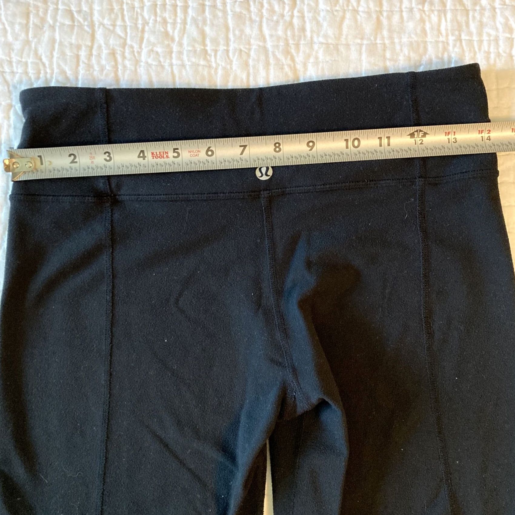 Lululemon Lululemon Black Stretch Yoga Pants Size 6 Cropped Leggings Athleisure Gym Women Size 28" / US 6 / IT 42 - 3 Thumbnail