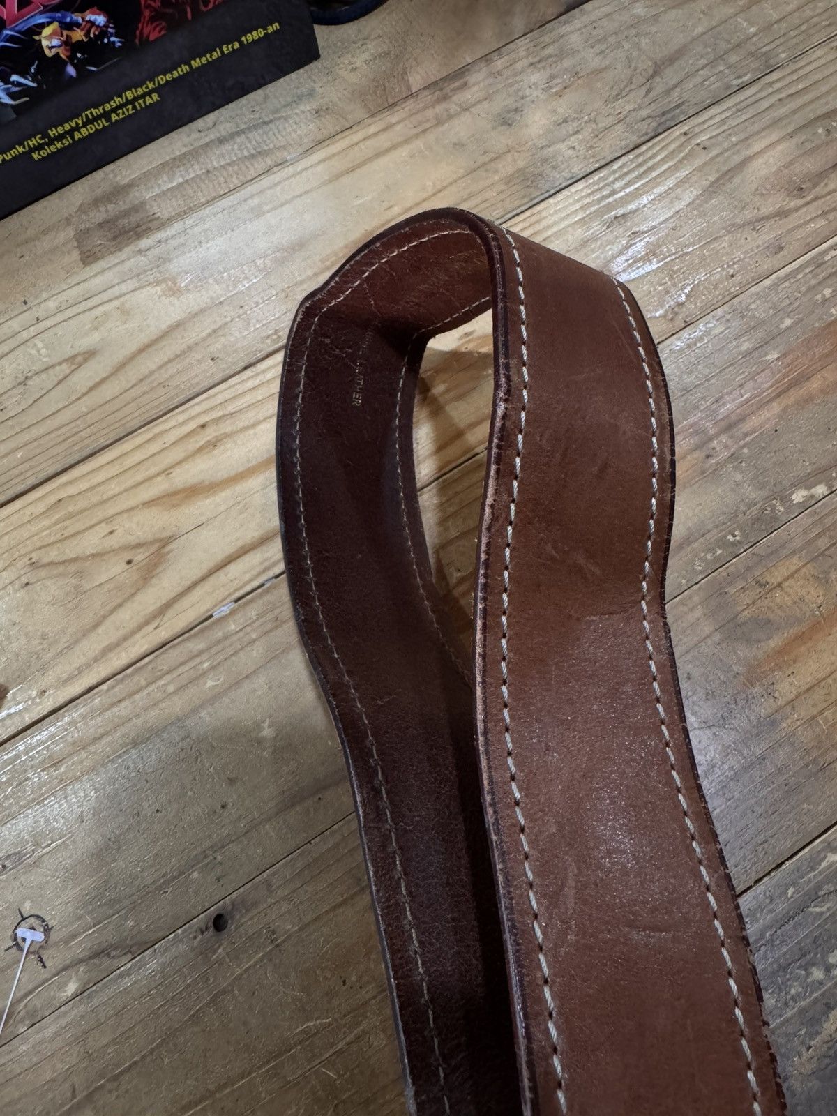 Giorgio Armani EMPORIO ARMANI LEATHER BELT🔥 Size ONE SIZE - 7 Thumbnail
