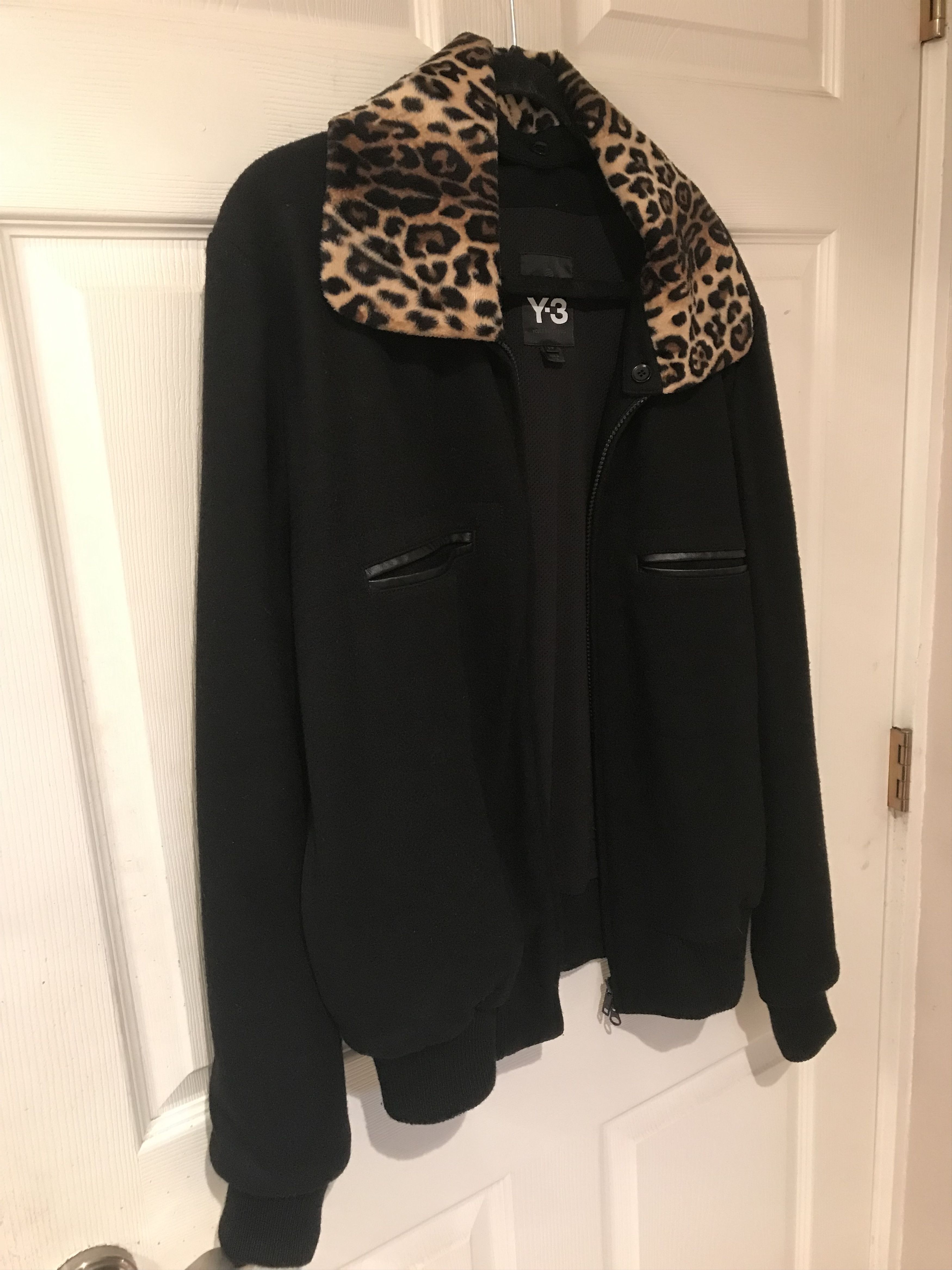 Adidas Y-3 Adidas Yohji Yamamoto Leopard Coach Jacket Size US S / EU 44-46 / 1 - 2 Thumbnail