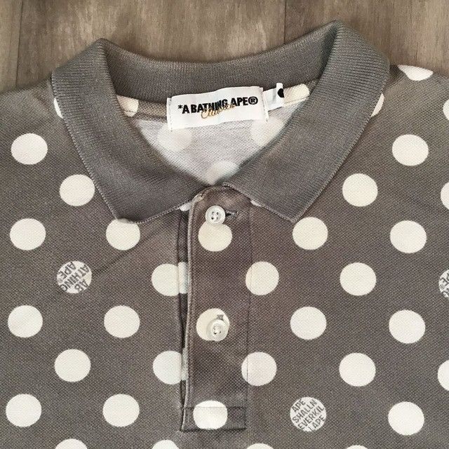 Bape Dot BAPE logo polo shirt a bathing ape NIGO Size US S / EU 44-46 / 1 - 4 Thumbnail