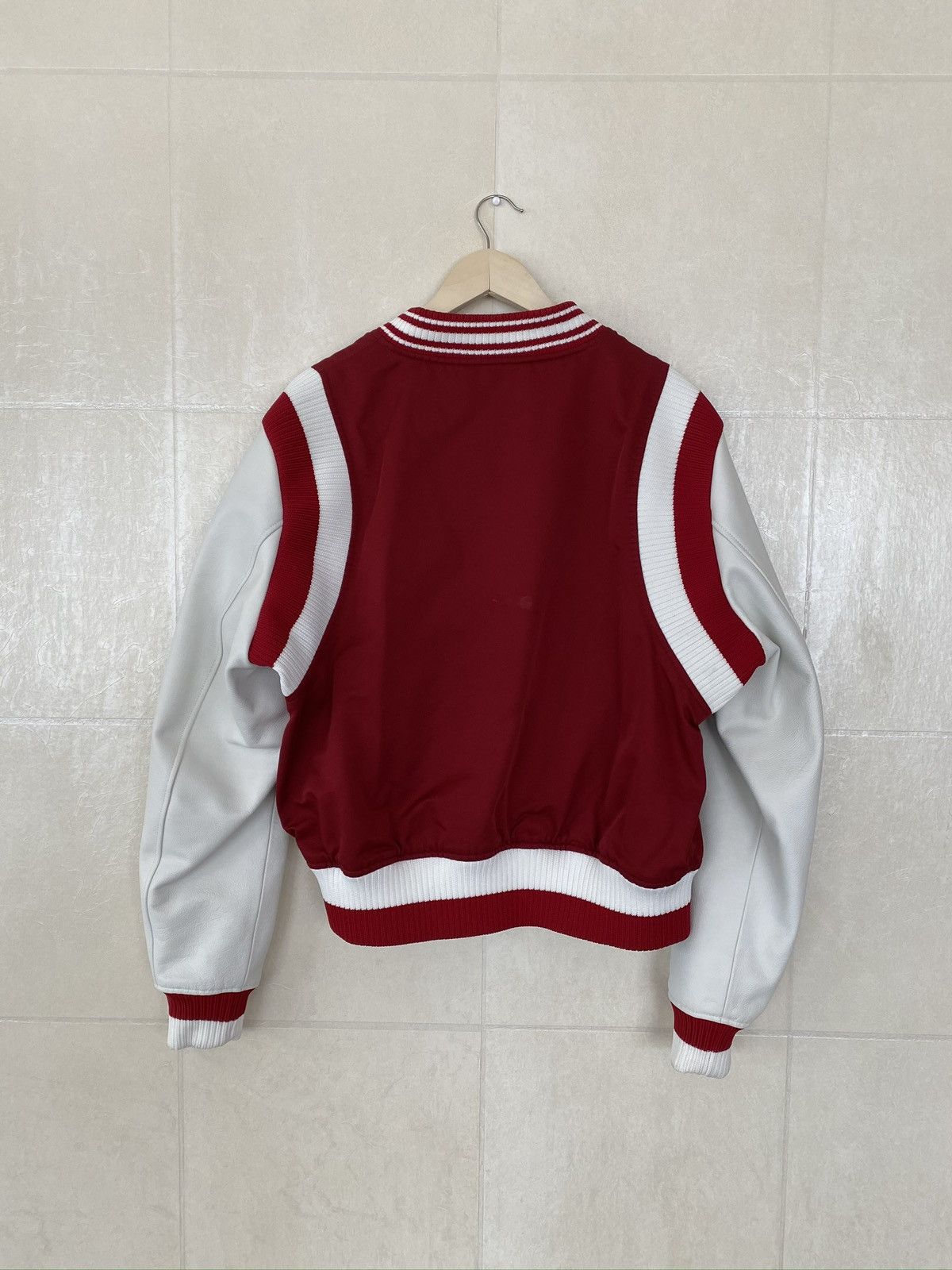 MCM MCM Varsity Jacket Red and White Size US XL / EU 56 / 4 - 3 Thumbnail