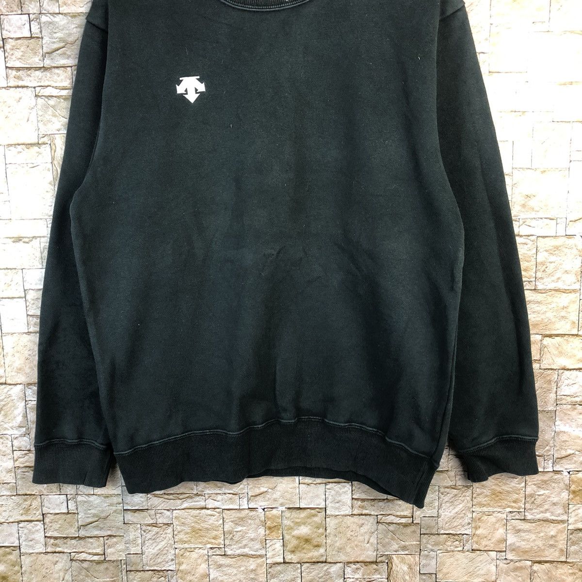 Descente × Vintage Descente vintage Black Sweatshirt #A527 Size US M / EU 48-50 / 2 - 3 Thumbnail