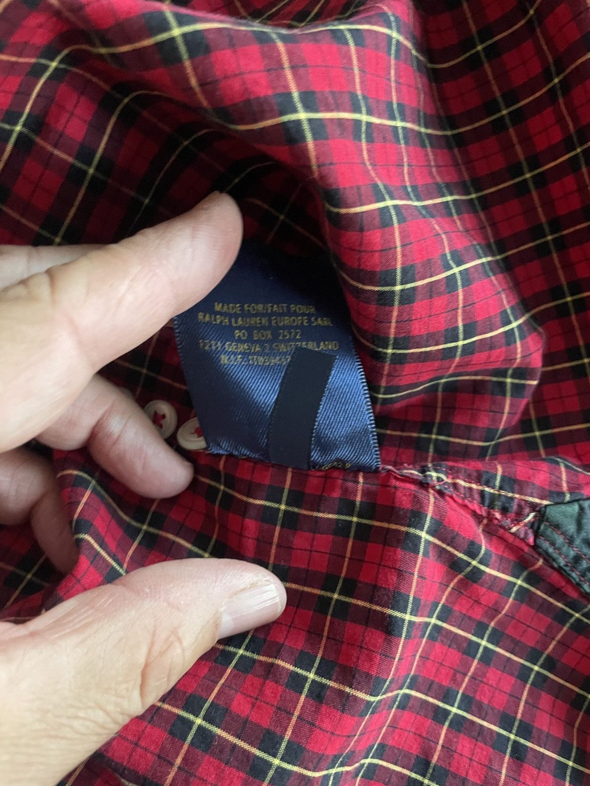 Rugby Ralph Lauren Red Tartan Plaid button down shirt Size US XS / EU 42 / 0 - 8 Thumbnail