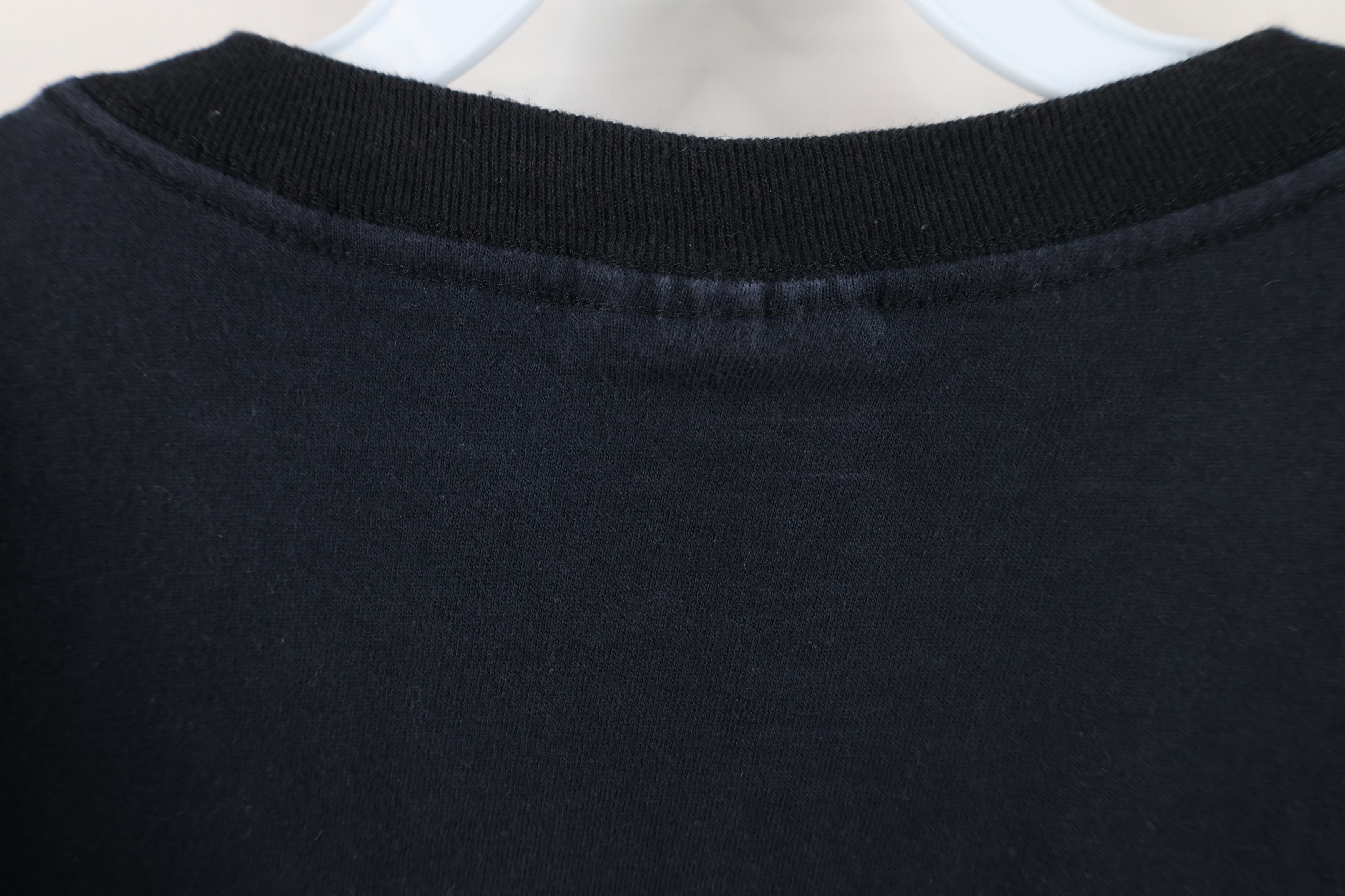 Vintage Vintage 90s Streetwear Blank Pocket T-Shirt Black Cotton USA Size XXL / US 16-18 / IT 52-54 - 10 Thumbnail