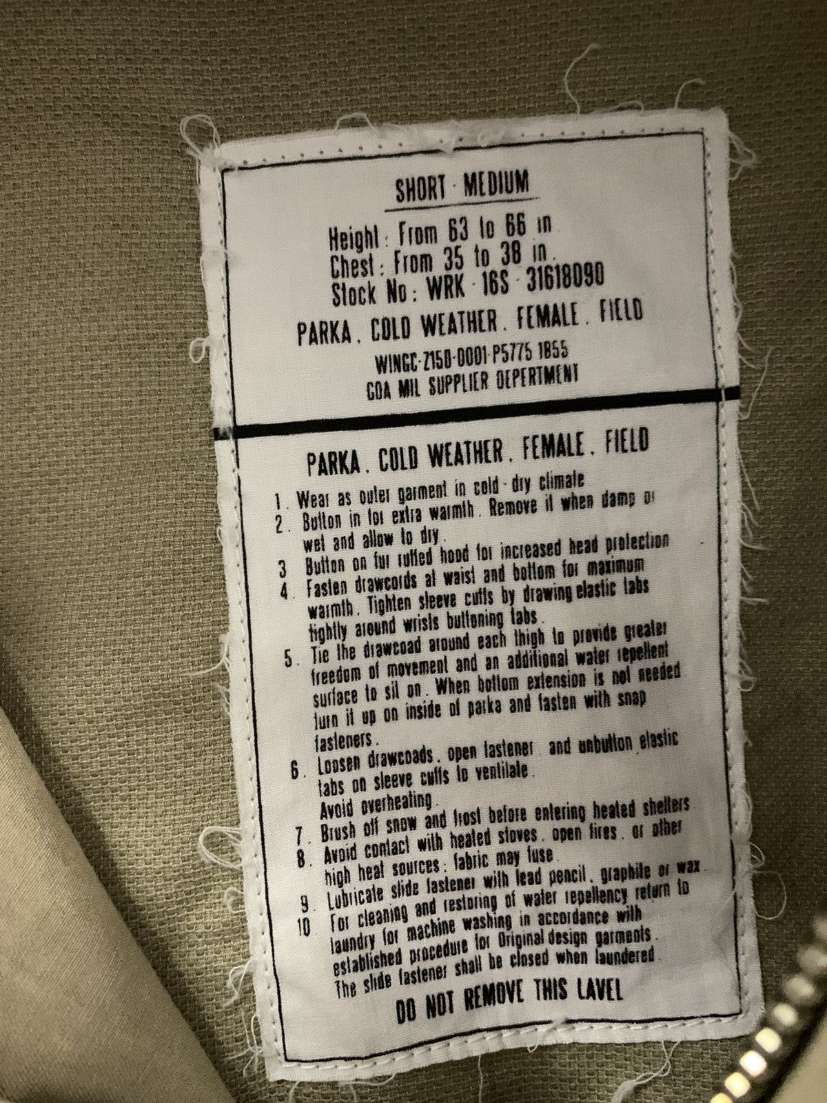 Hysteric Glamour Japanese Brand G.O.A Military Cropped Fishtail Parka Size US M / EU 48-50 / 2 - 8 Thumbnail