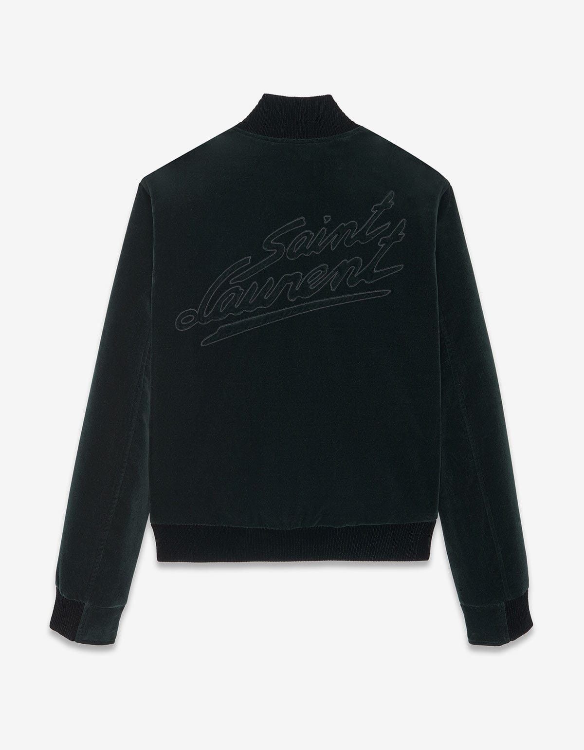 Saint Laurent Paris Saint Laurent Green Velvet Teddy Jacket Size US M / EU 48-50 / 2 - 6 Thumbnail
