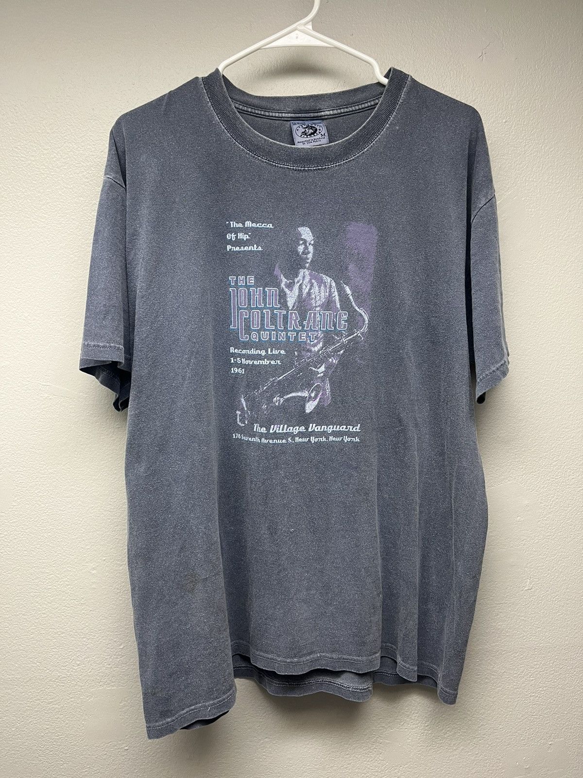 Vintage Vintage John Coltrane Live at The Village Vanguard 1961 Size US L / EU 52-54 / 3 - 1 Thumbnail