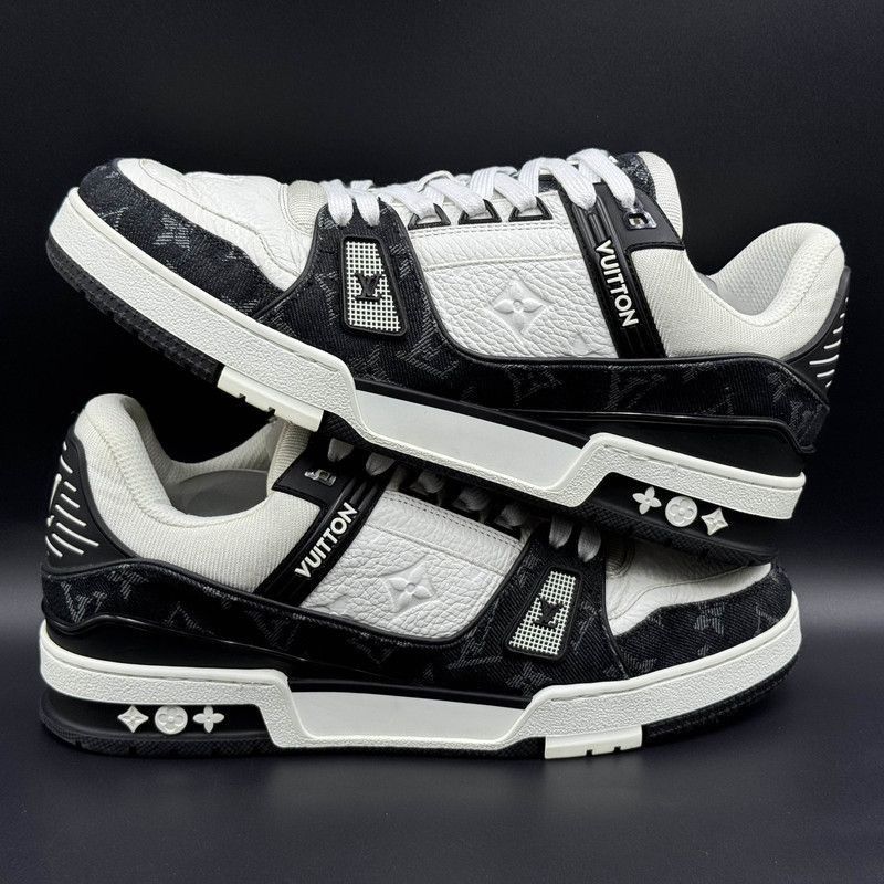 Louis Vuitton Louis Vuitton Trainer Panda Low-Top Sneakers 0079 Size US 9.5 / IT 39.5 - 6 Thumbnail