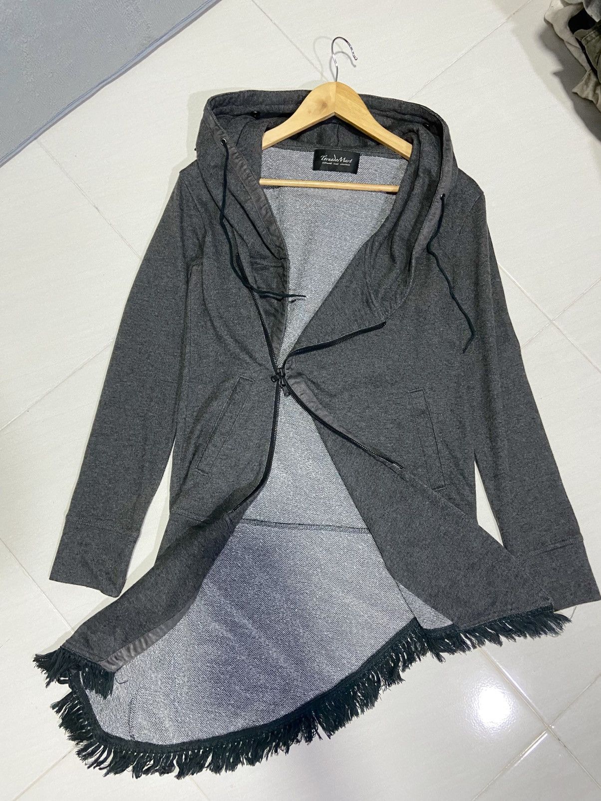 Tornado Mart Tornado Mart Asymmetrical Gothic Bono hoodie Size US M / EU 48-50 / 2 - 2 Thumbnail