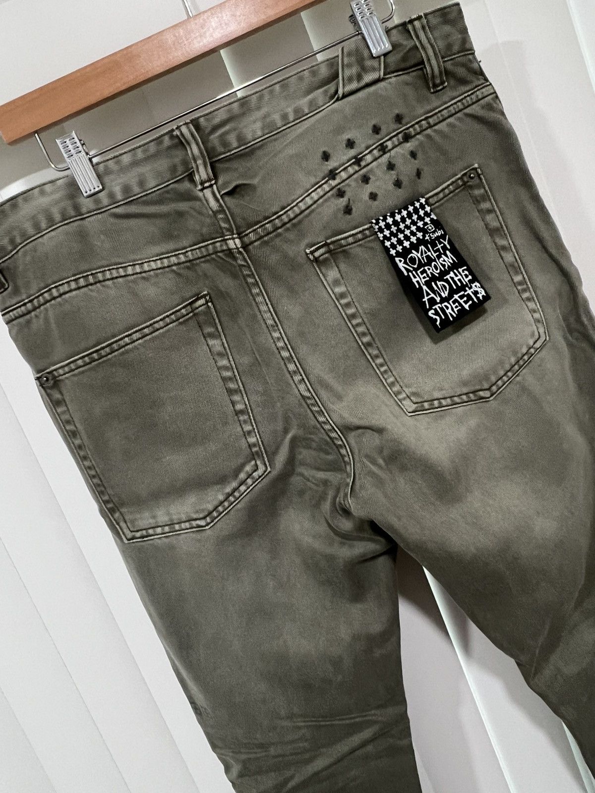 Ksubi Ksubi Chitch Denim Faded Green Size US 34 / EU 50 - 7 Thumbnail