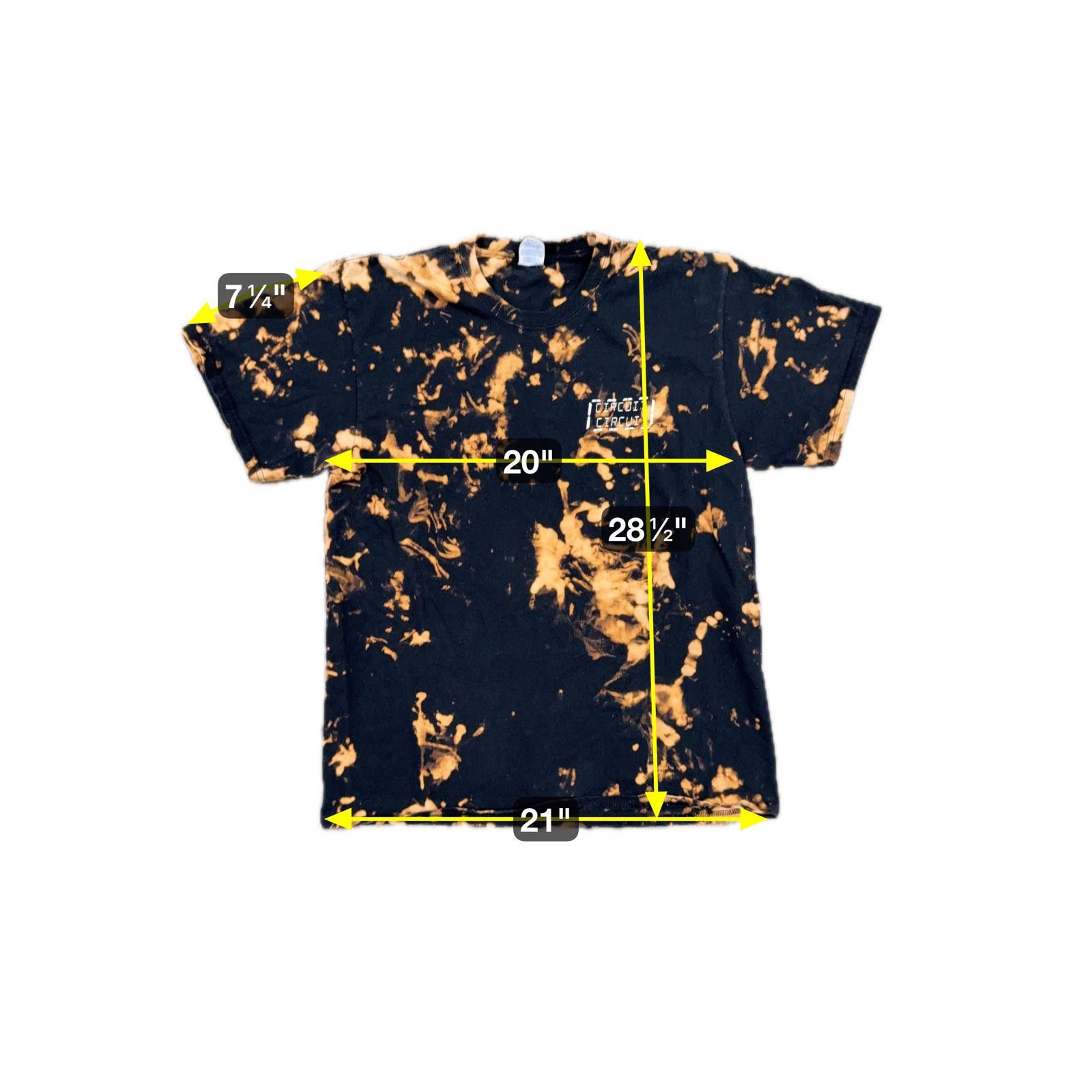 Designer Rare Circuit Curcuit Tie-Dye Band T-Shirt Trippy Adult L Size US L / EU 52-54 / 3 - 7 Thumbnail