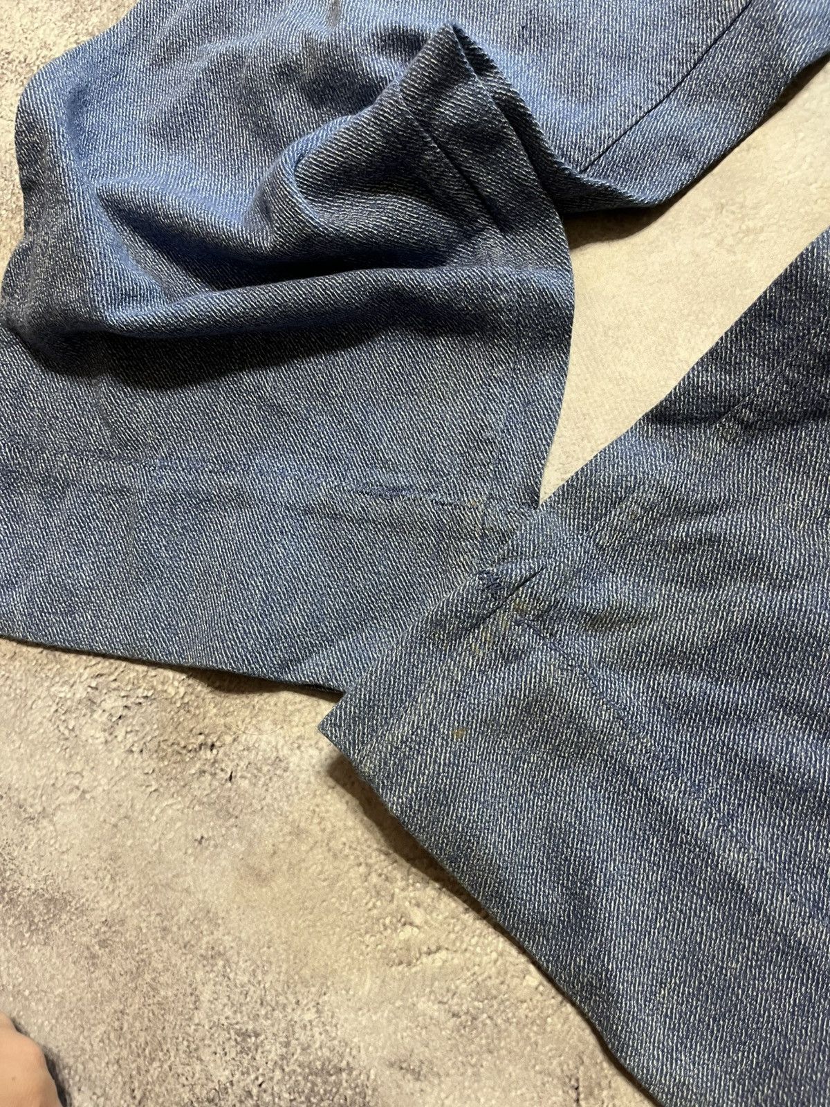 Vintage Vintage Swiss Workwear Salt & Pepper Trousers Size US 32 / EU 48 - 3 Thumbnail