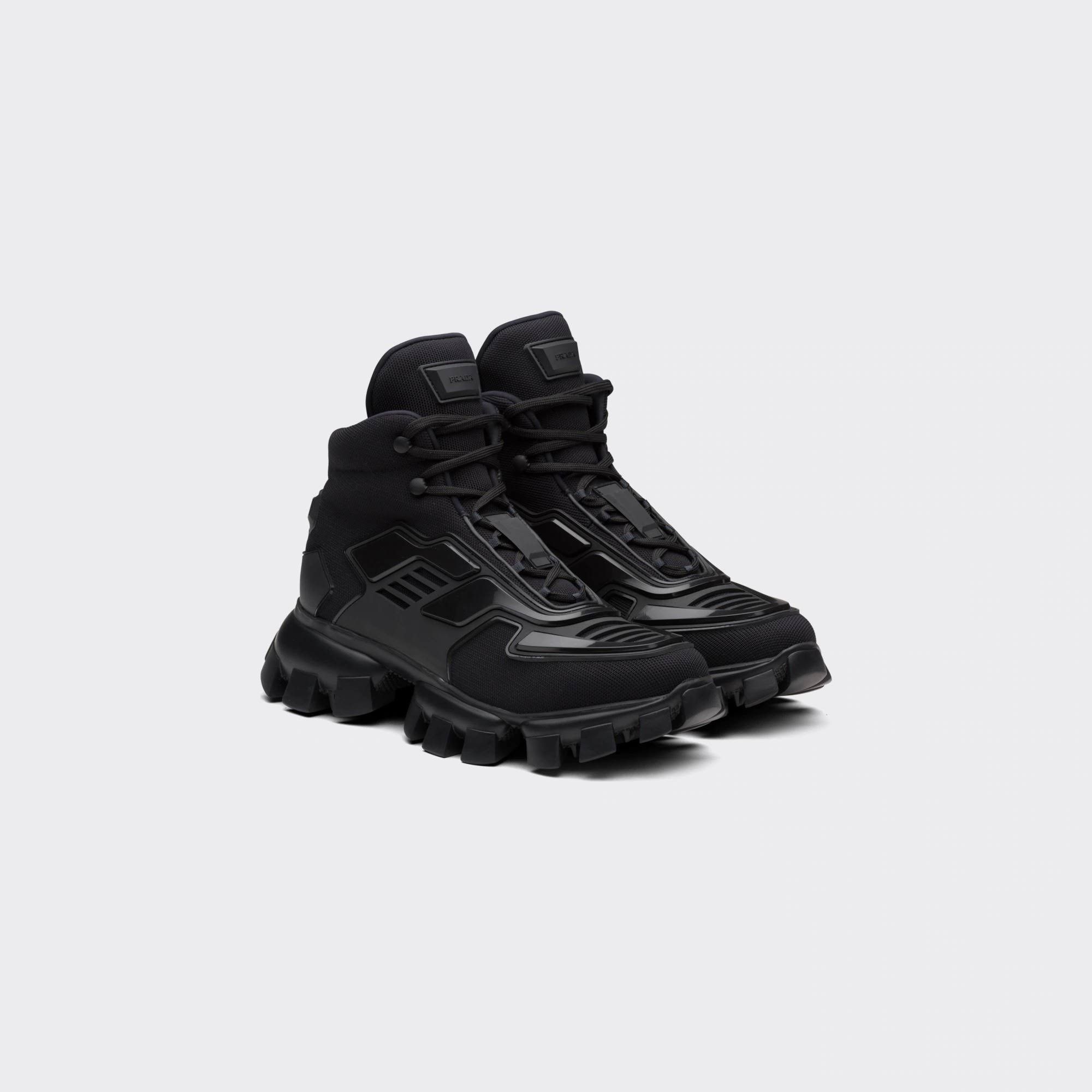 Prada o1w1db11123 High-Top Sneakers in Nero Size US 11 / EU 44 - 1 Thumbnail