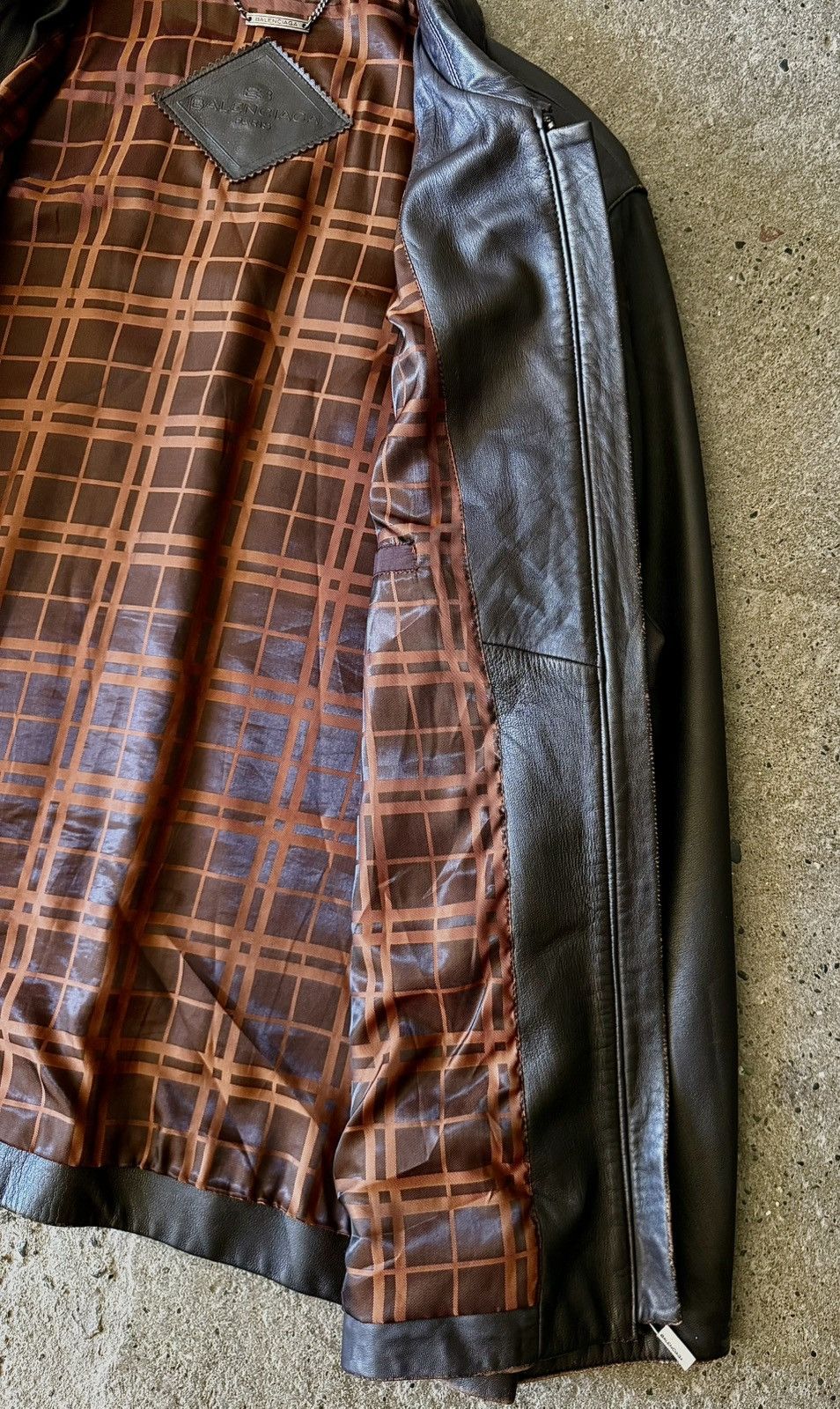 Balenciaga Balenciaga - 1997 - Nicolas Ghesquière -Zip Lambskin Leather Size US XXL / EU 58 / 5 - 13 Thumbnail