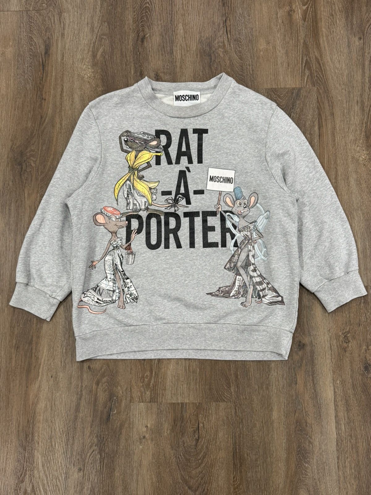Moschino Couture “Rat-à-Porter” Graphic Sweatshirt