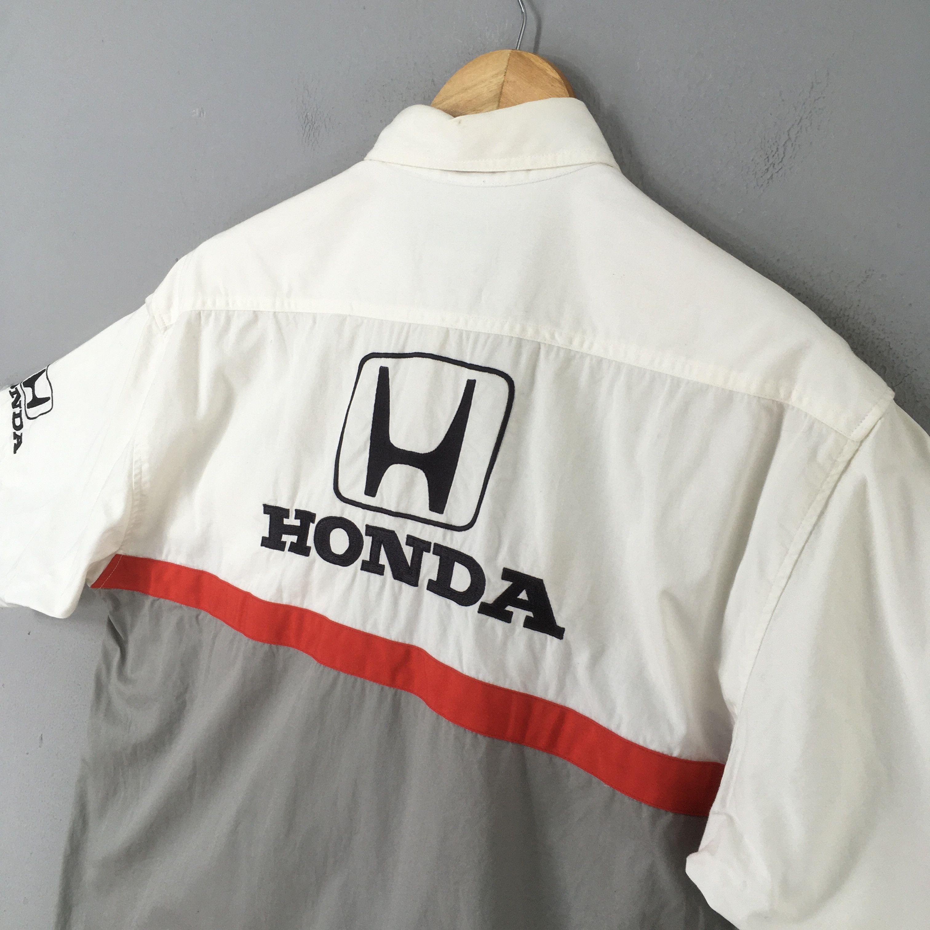 Honda Vintage 90s British American Racing Honda Shirt Medium Size US M / EU 48-50 / 2 - 9 Thumbnail