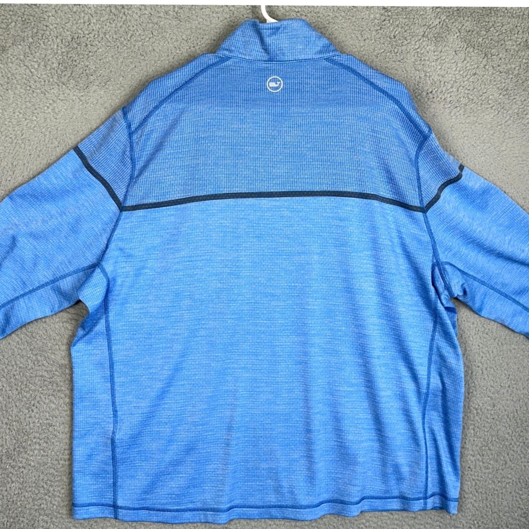 Vineyard Vines VINEYARD VINES Shirt Mens 2XL Blue On-The-Go Sankaty Quarter Zip Pullover Size US XXL / EU 58 / 5 - 3 Thumbnail