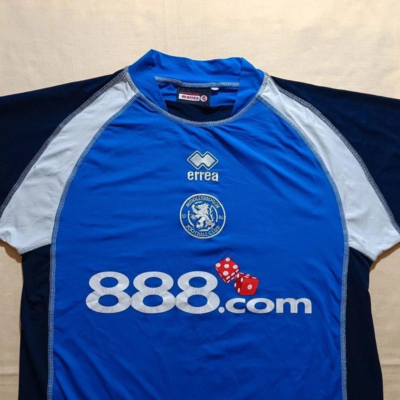 Errea RARE Middlesbrough 3rd Jersey M 2004-2007 888.com Size US M / EU 48-50 / 2 - 3 Thumbnail