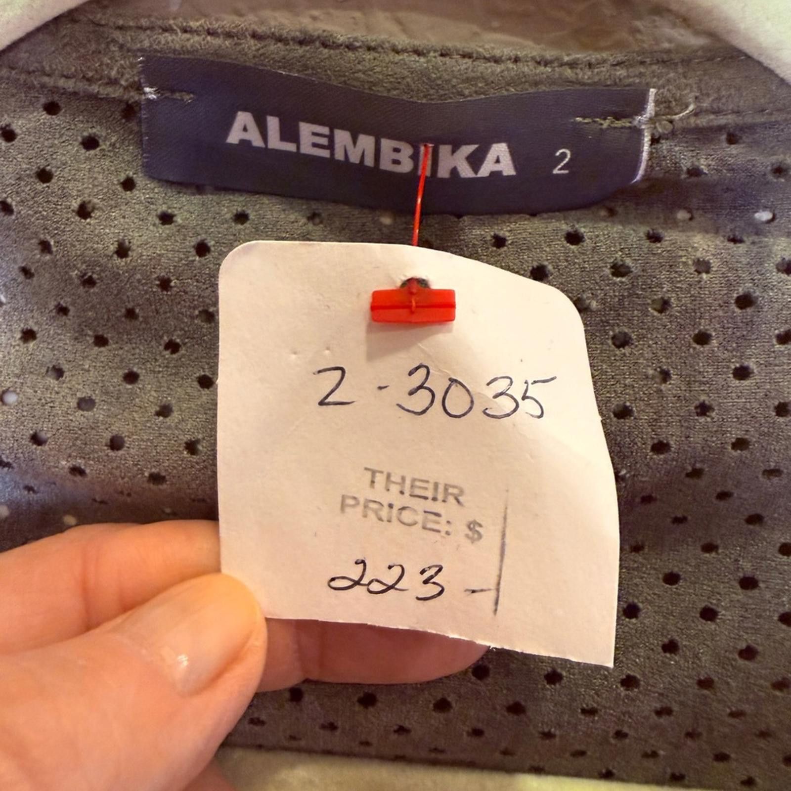 Other Alembika Earth Tone Tie Front Perforated Duster Sz M Size M / US 6-8 / IT 42-44 - 9 Thumbnail