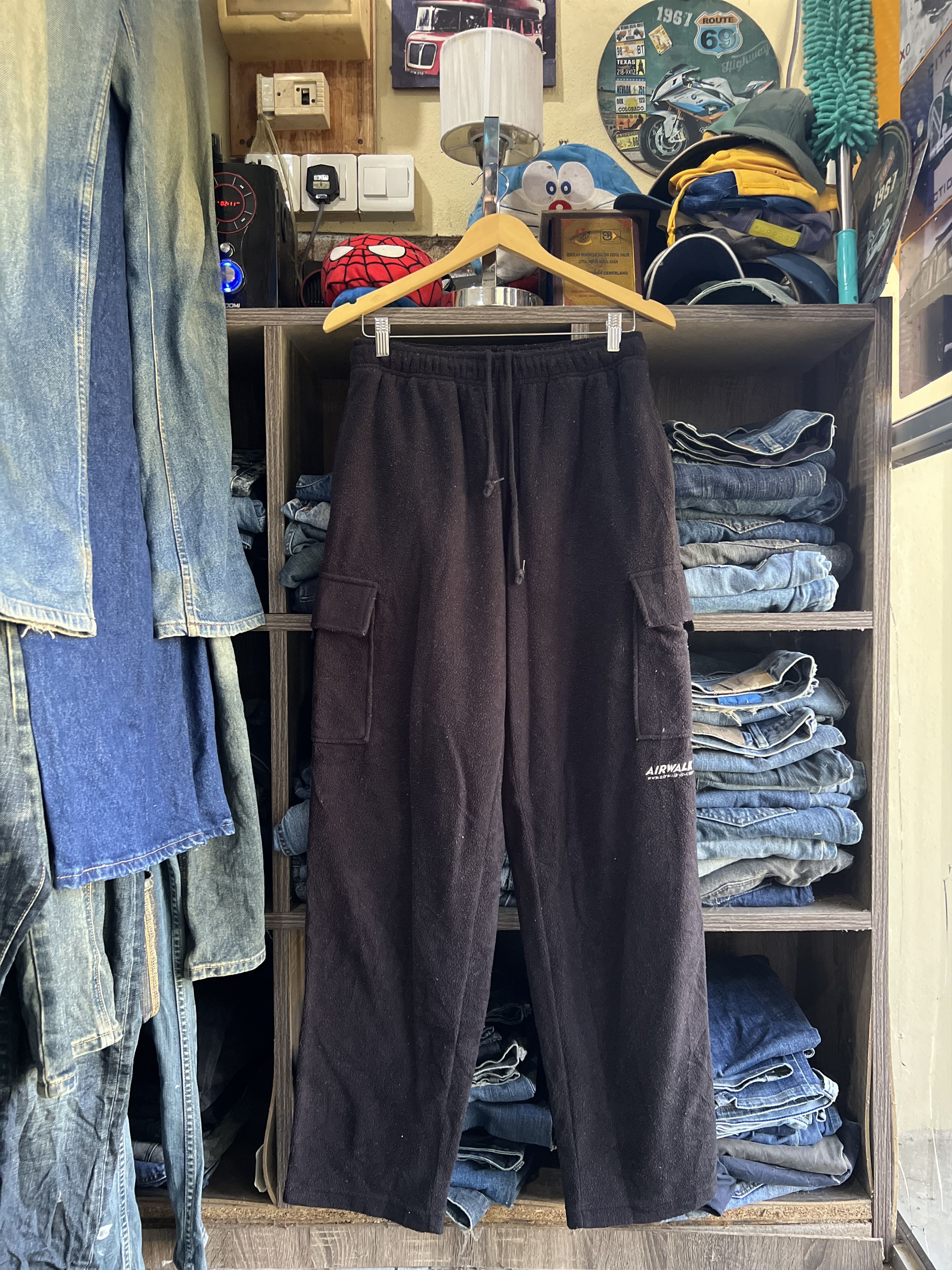 Airwalk 🔥Airwalk Japan Fleece Cargo Pants Size US 32 / EU 48 - 13 Thumbnail