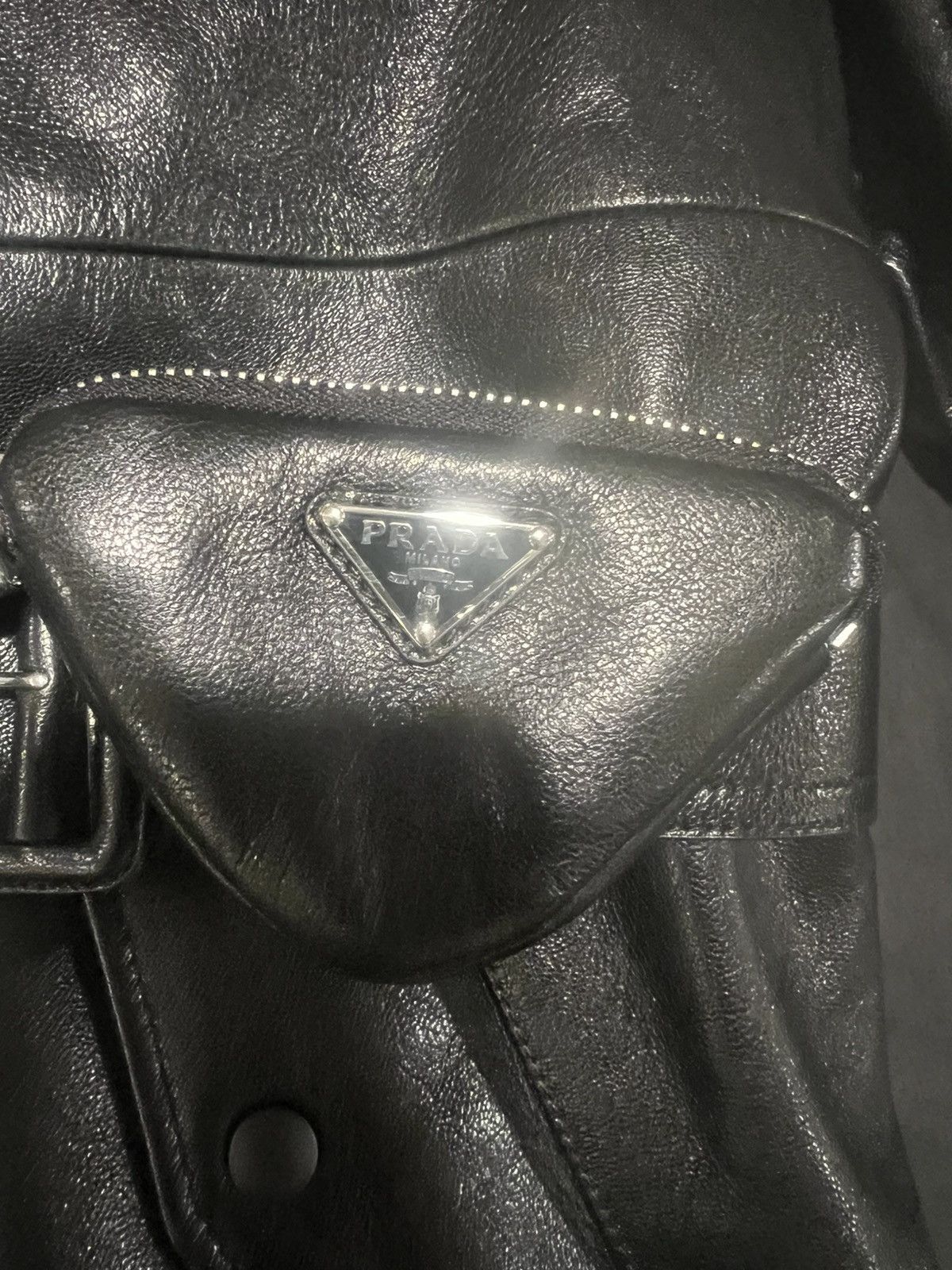 Prada Prada raf simons triangle leather jacket. S. $12500 Size US S / EU 44-46 / 1 - 17 Thumbnail