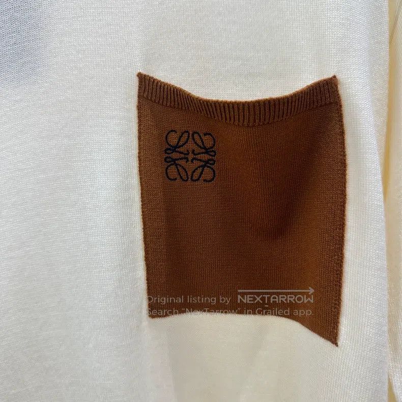 Loewe Loewe Pocketed wool blend long-sleeve knit sweatshirt Size S / US 4 / IT 40 - 3 Thumbnail