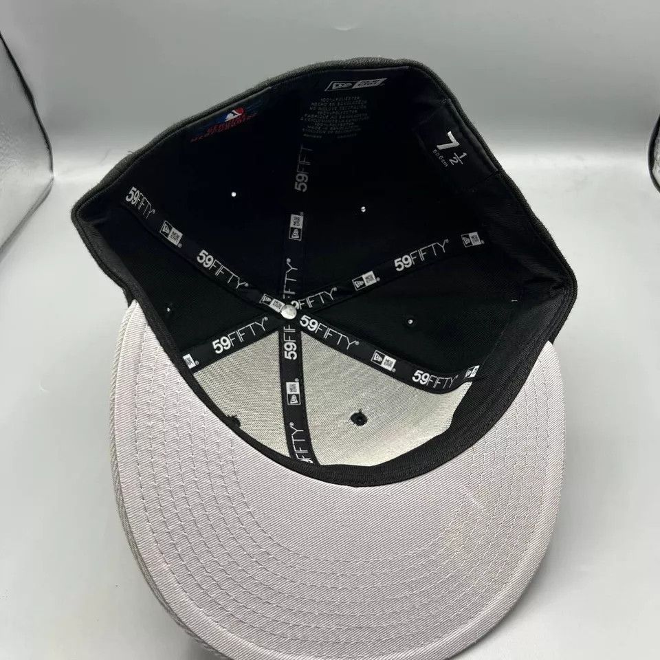 New Era Chicago White Sox Hat Men 7 1/2 59Fifty New Era Fitted Cap Size ONE SIZE - 4 Thumbnail