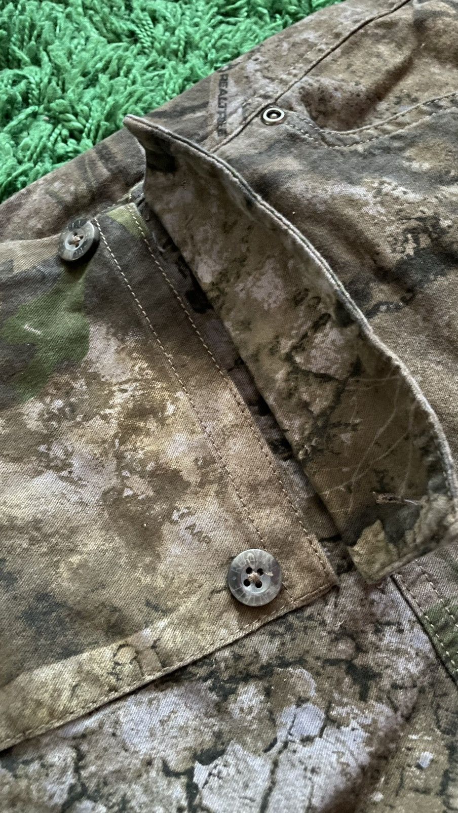 Realtree Camo hunting cargo pants baggy real tree woodland Size US 32 / EU 48 - 6 Thumbnail