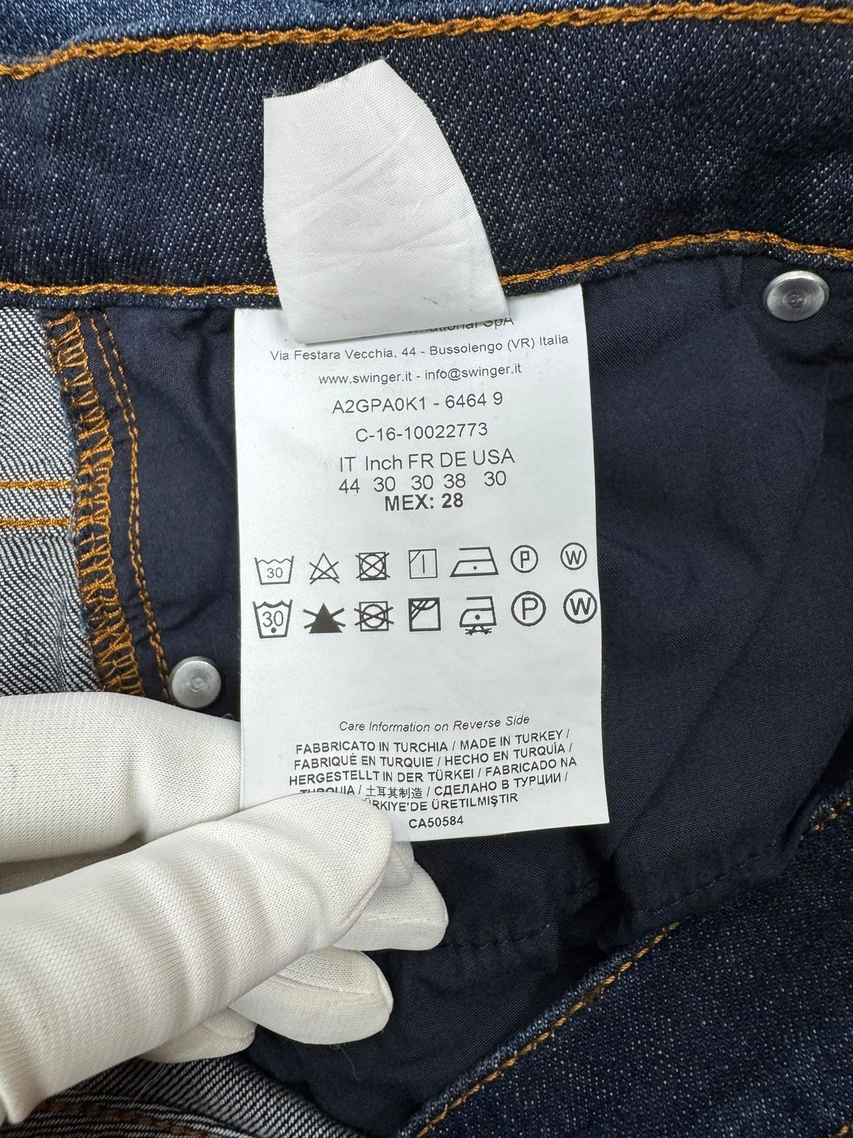 Versace Versace Jeans Slim Jeans Big Logo size 30 IT44 Size 30" / US 8 / IT 44 - 17 Thumbnail