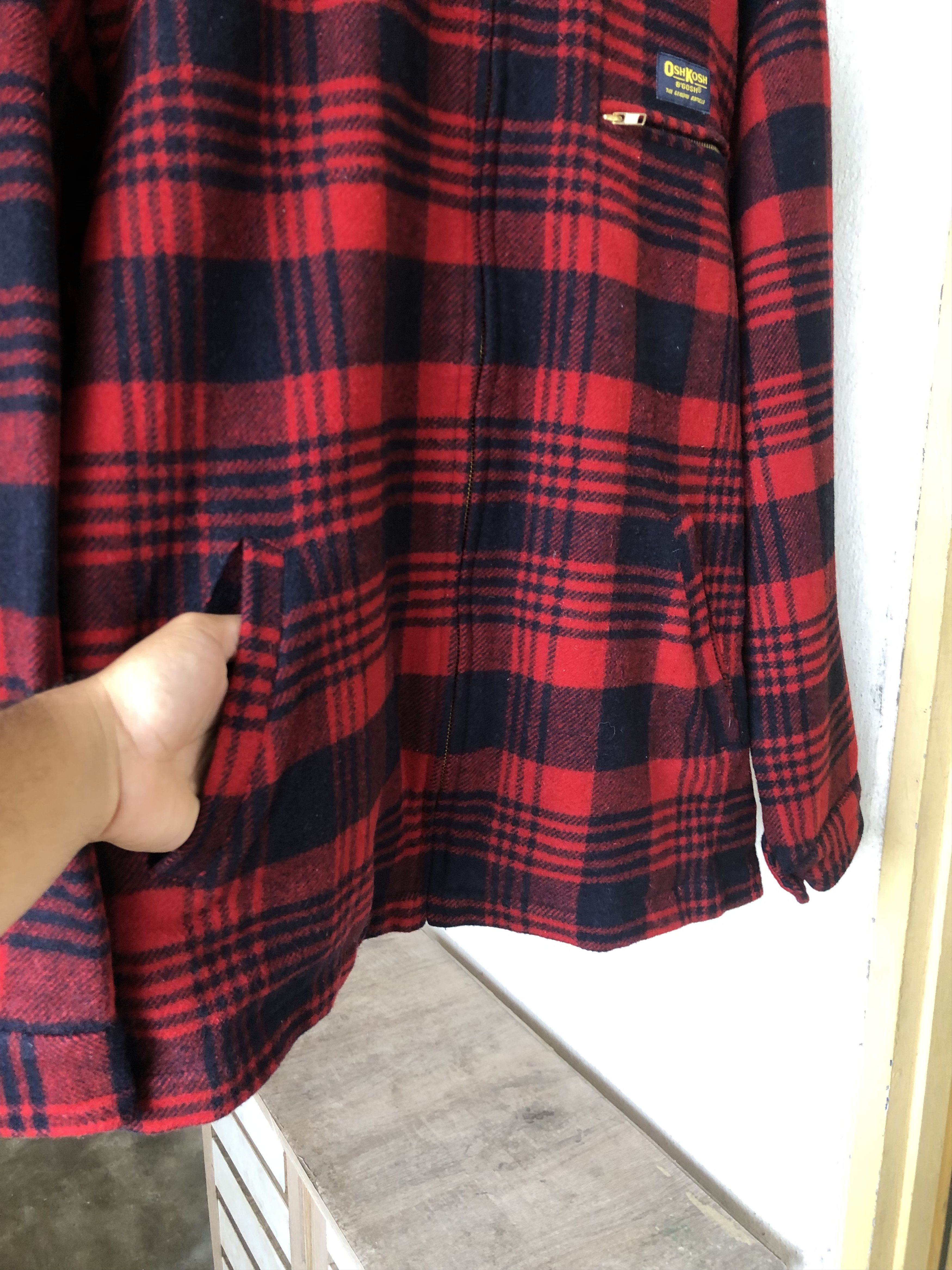 Oshkosh Vintage Oshkosh Mackinaw Wool Cruiser Jacket Size US L / EU 52-54 / 3 - 11 Thumbnail