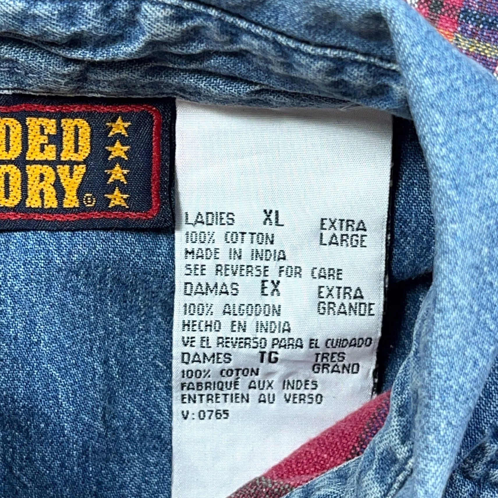 Faded Glory Vintage Faded Glory Shirt Men XL Red Tartan Plaid Oxford Cloth Denim Collar 90s Size US XL / EU 56 / 4 - 4 Thumbnail