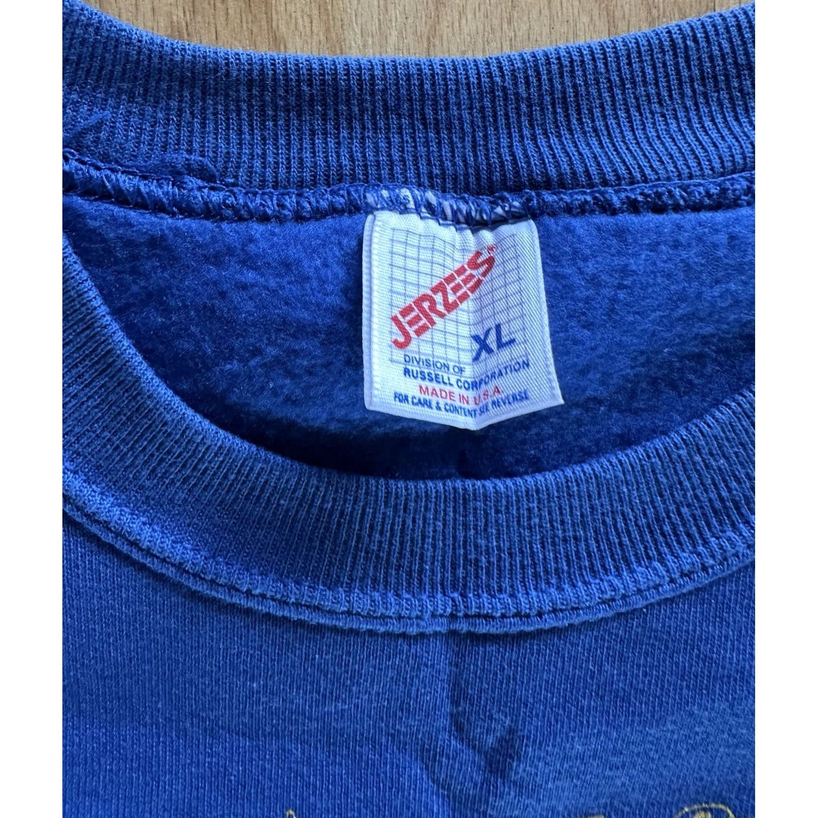 Jerzees VINTAGE Jerzees Sweatshirt UAW Crewneck MLK Jr. Day 80s 90s Black History Civil Rights Graphic Pullover Size XL Men Blue Size US XL / EU 56 / 4 - 5 Thumbnail