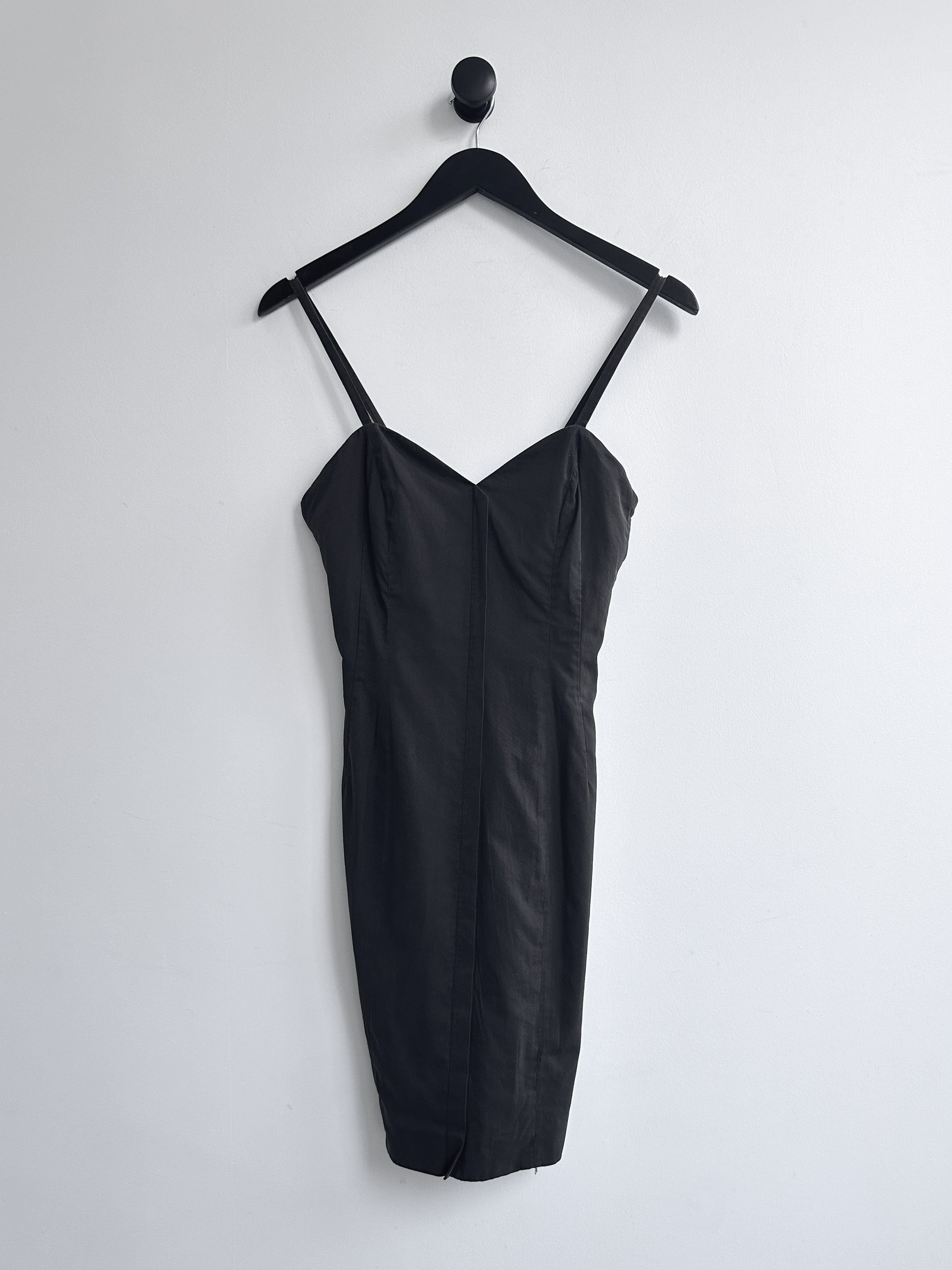 Jil Sander Jil Sander Black Mini Dress Size XS / US 0-2 / IT 36-38 - 1 Thumbnail