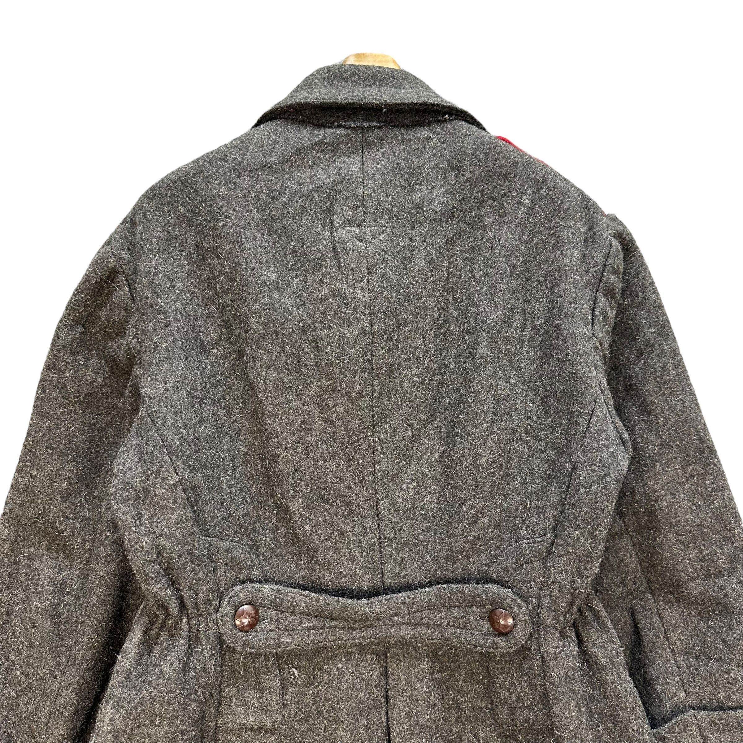 Vintage Hristo Botev 19.3.1961 Bulgarian Soldier Long Coat #A29-0668 Size US M / EU 48-50 / 2 - 11 Thumbnail