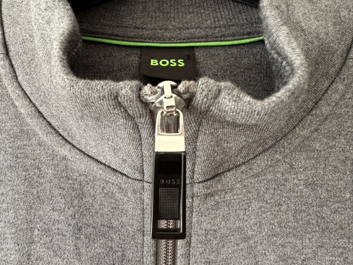 Hugo Boss Hugo Boss Green Skaz X, Men's Gray Zip-Up Sweatshirt, M Size US M / EU 48-50 / 2 - 4 Thumbnail