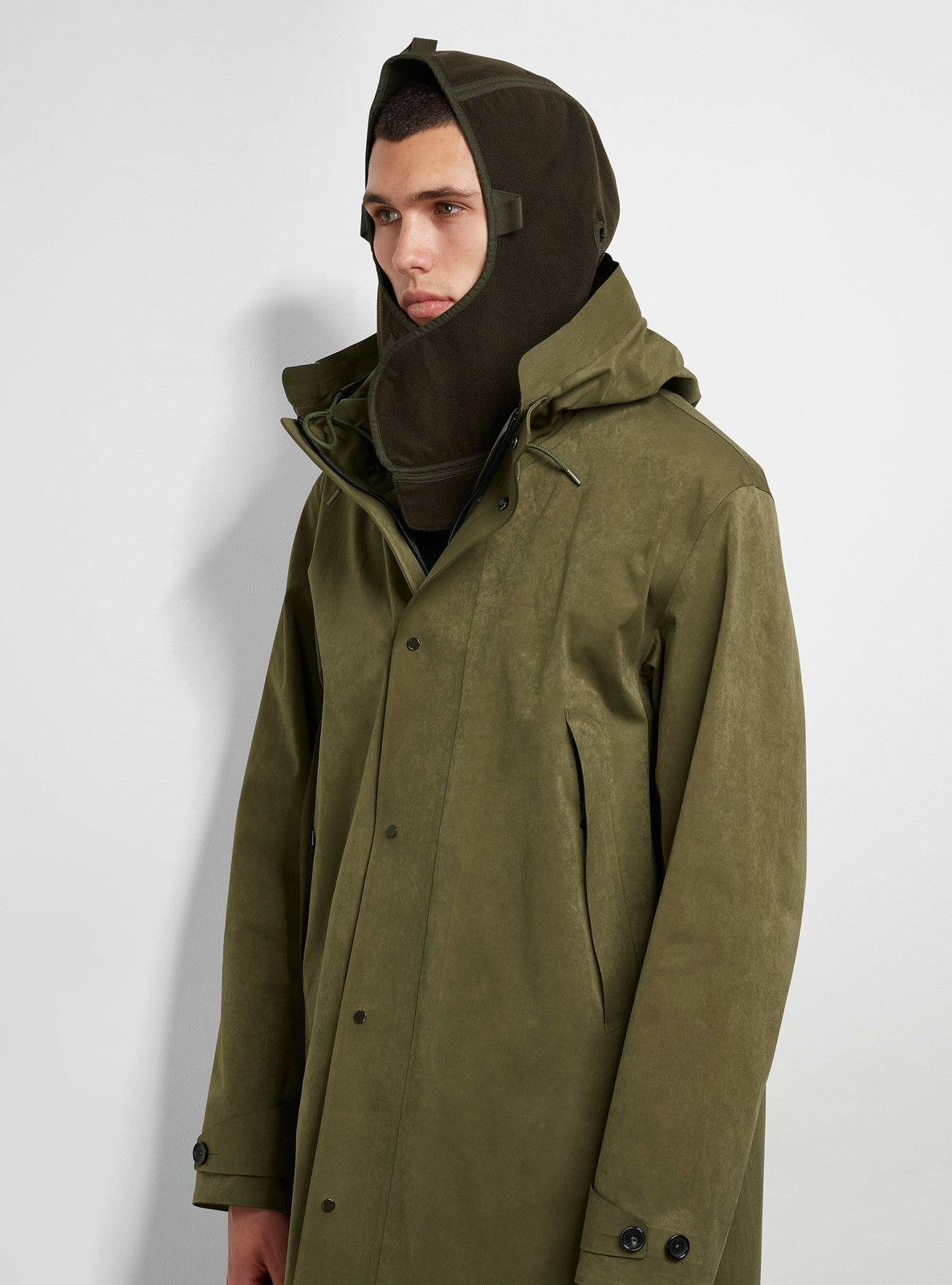 Japanese Brand TEN C FELT WOOL HOOD Size ONE SIZE - 2 Thumbnail