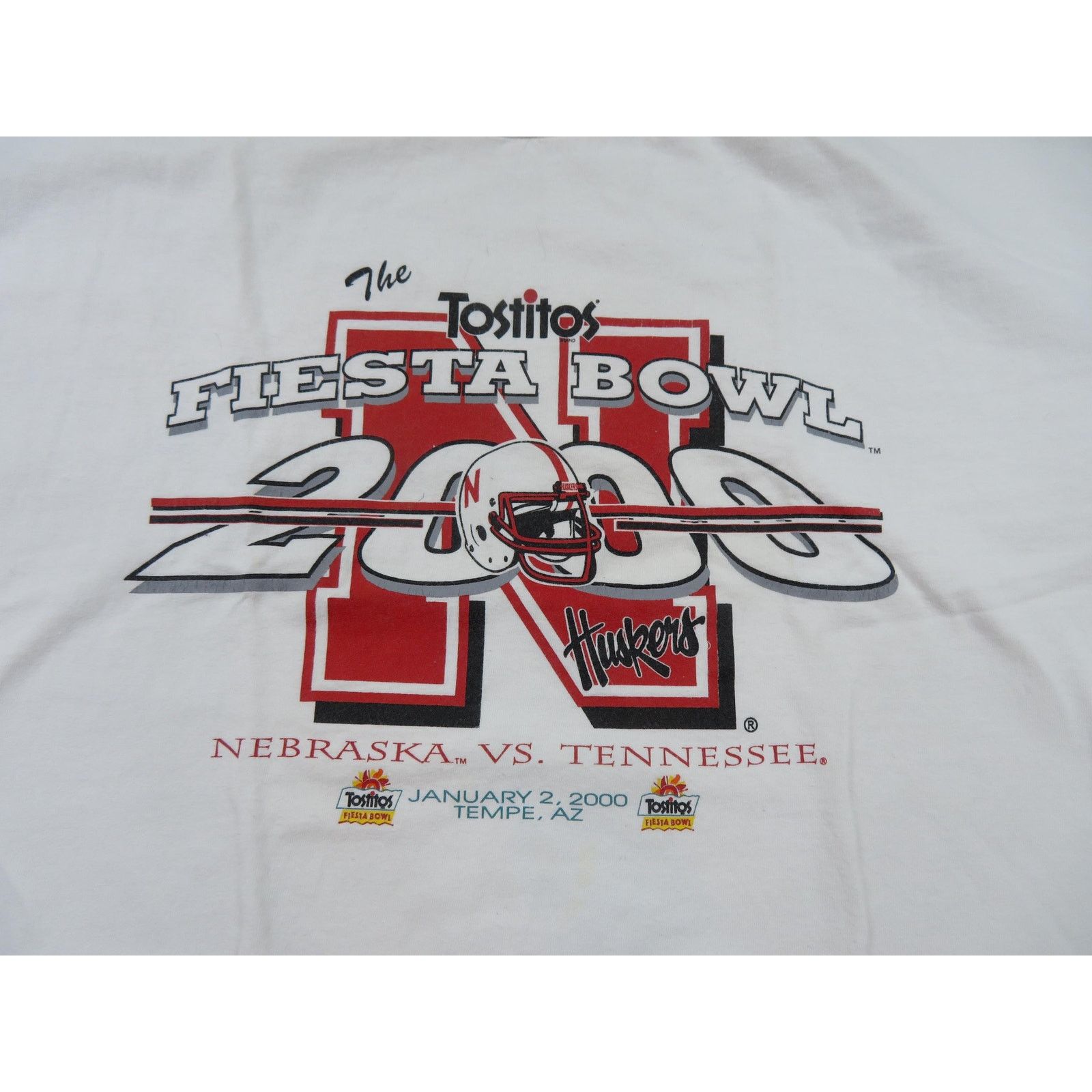 Other Huskers vs Tennessee Fiesta Bowl 2000 T-Shirt White Sz 2XL Size US XXL / EU 58 / 5 - 3 Thumbnail