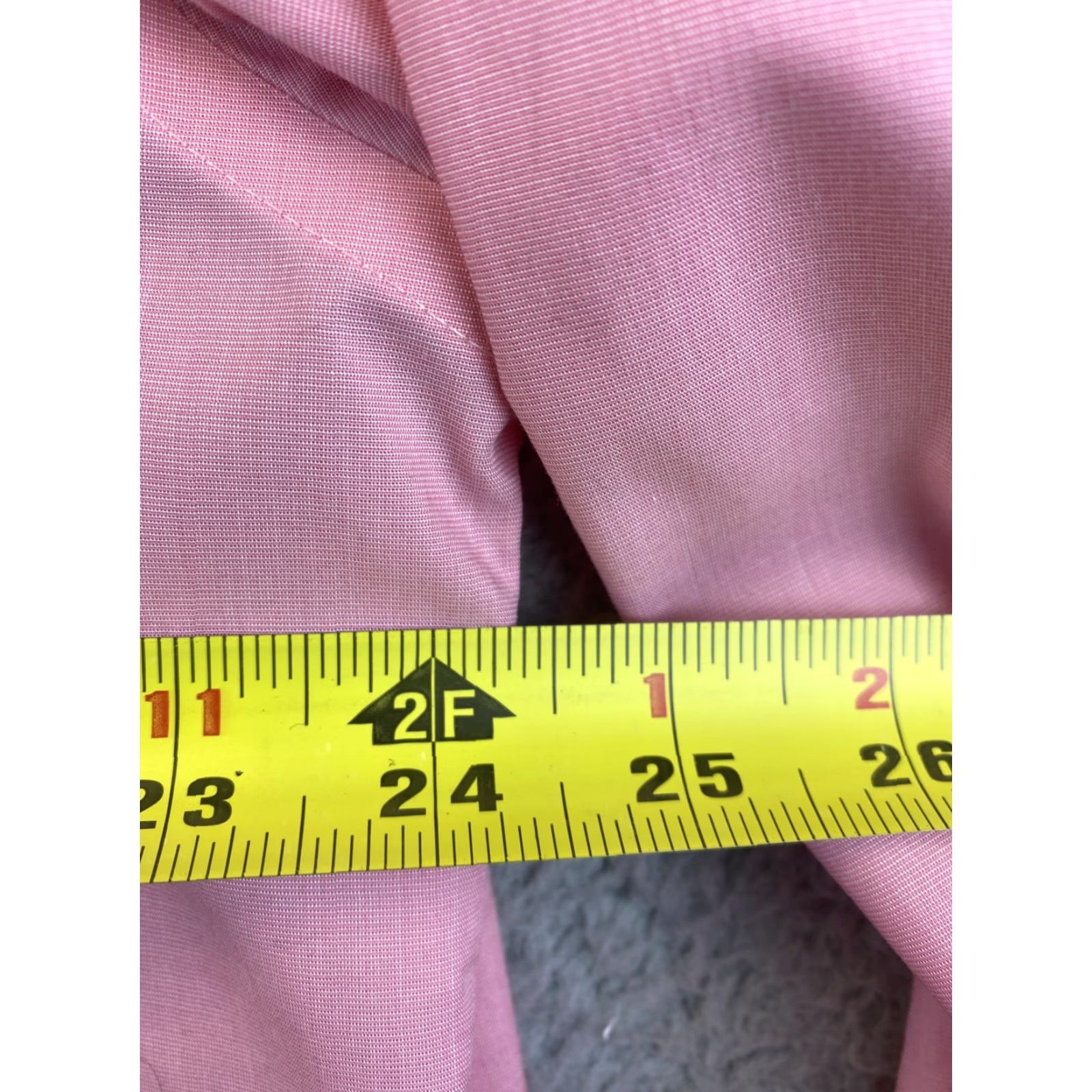 Cremieux Daniel Cremieux Men's 16.5 100% Cotton Long Sleeve Button Shirt Size 87-32 / 16.5 35 87-32 Button-Up Collared Regular Modern Pink / 16.5 Size US L / EU 52-54 / 3 - 6 Thumbnail