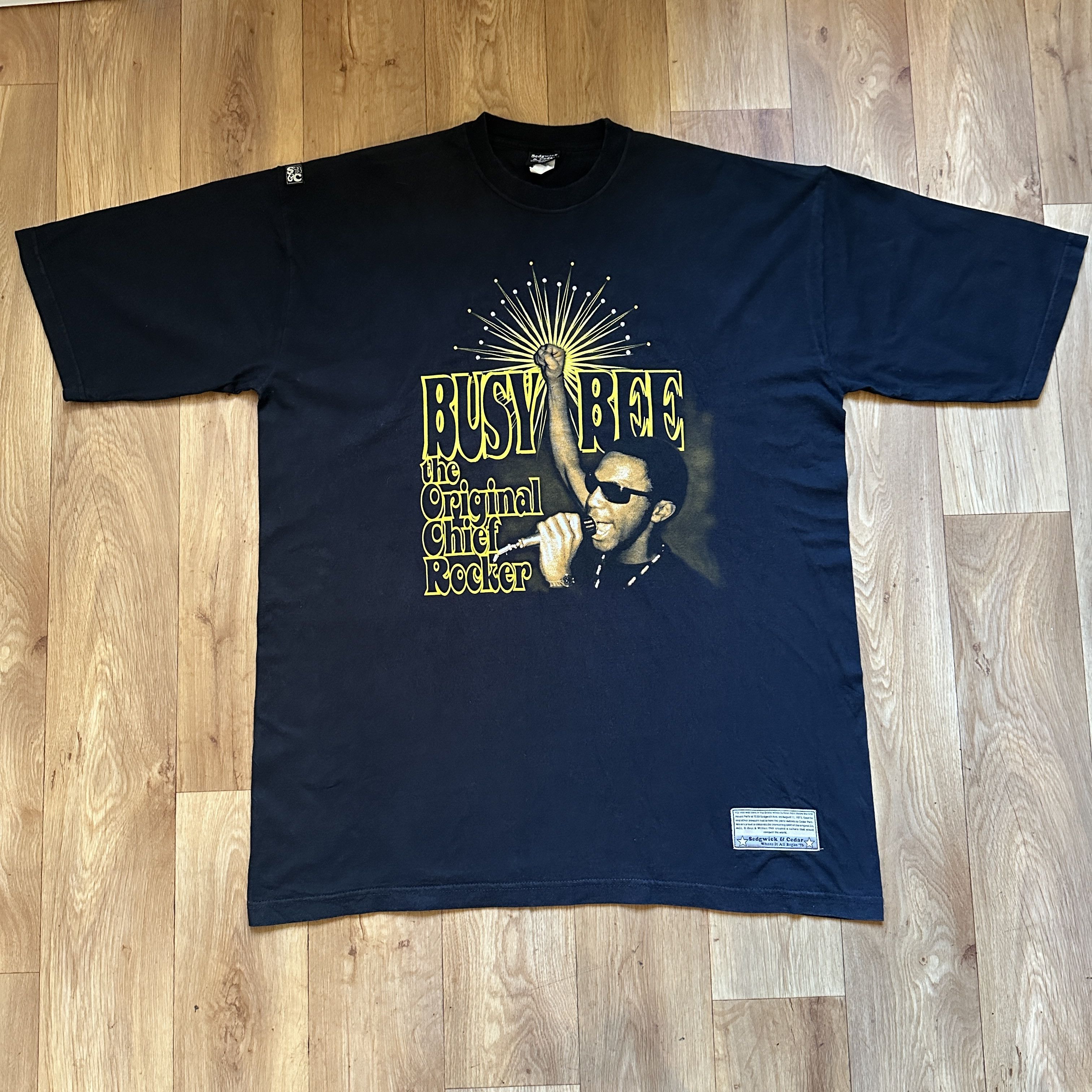 Rap Tees 90s Segwick & Cedar Busy Bee Original Chief T-Shirt 2XL Size US XXL / EU 58 / 5 - 1 Thumbnail