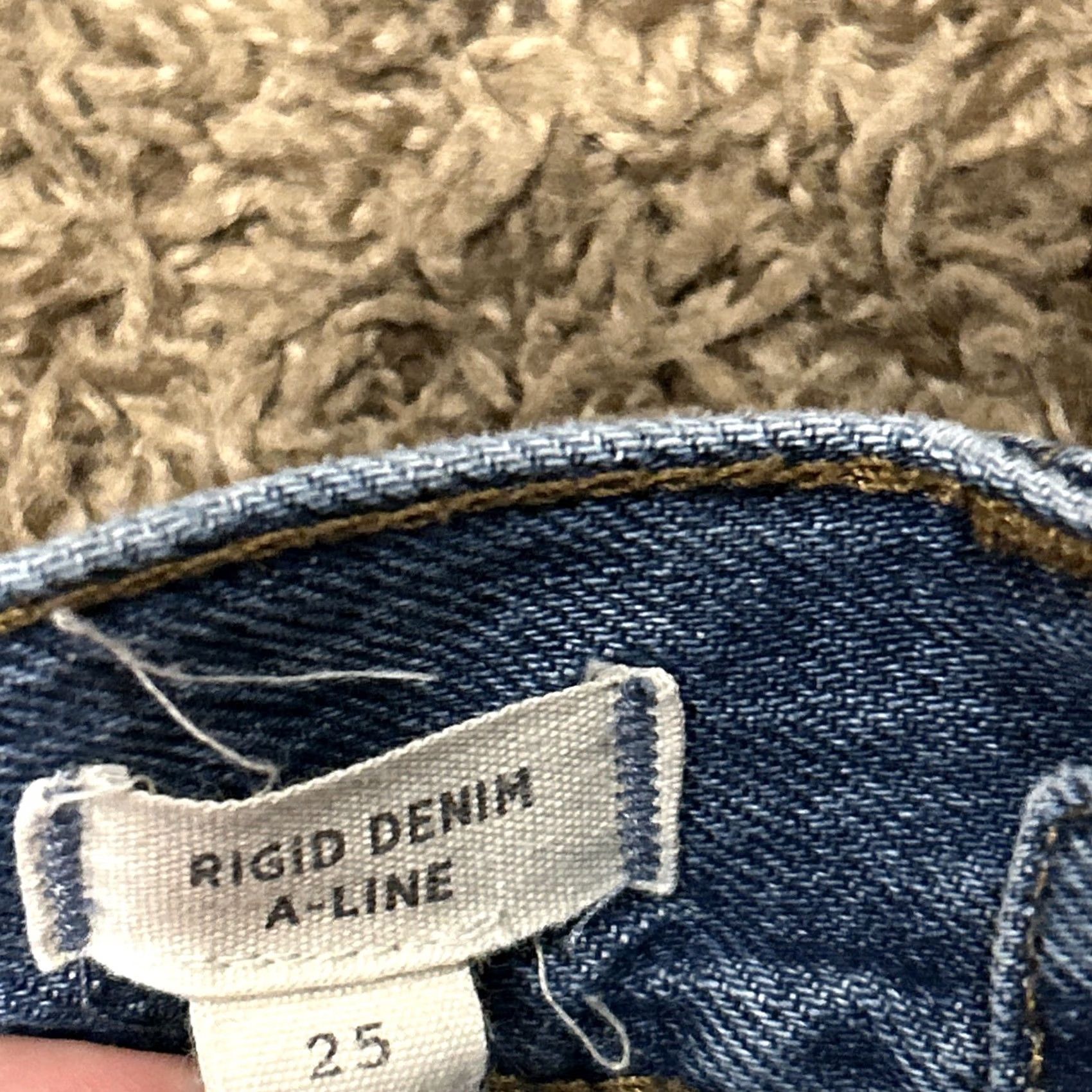 Madewell Madewell Skirt A-Line Denim Blue Women Short Bohemian 25 Regular Sized Size 25 Size 42" / US 20 - 3 Thumbnail