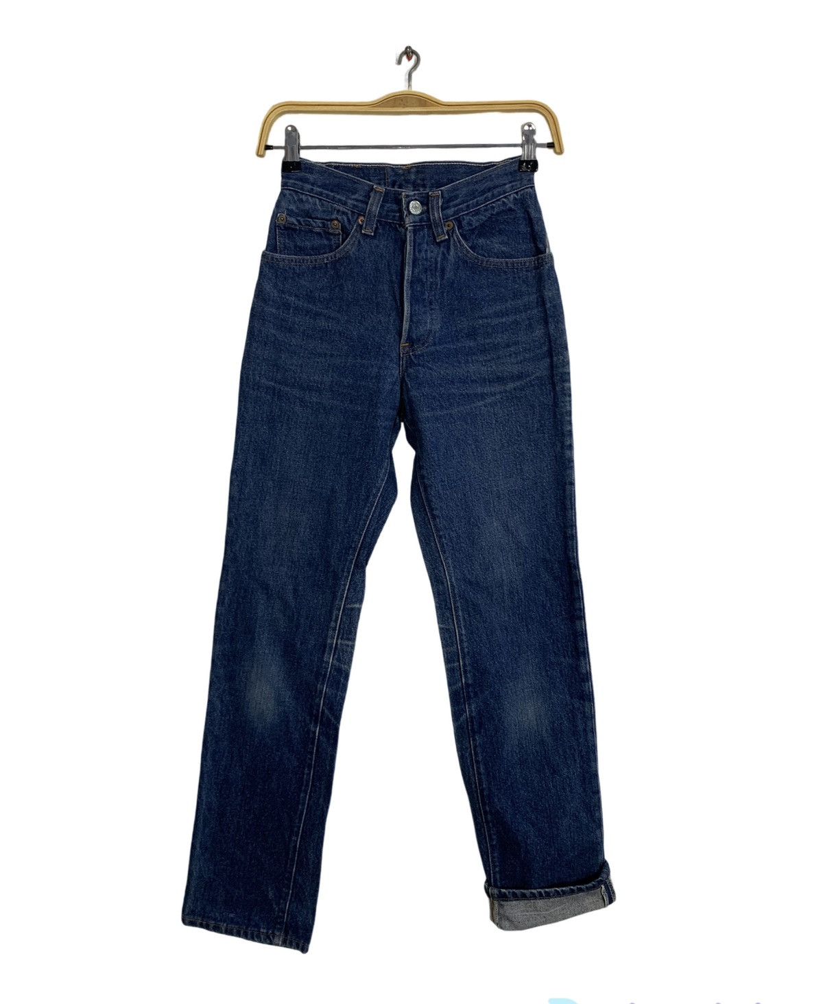 Levi's Vintage Clothing 70s 80s Lot 26501-0116 Denim Jeans Size 23" - 3 Thumbnail