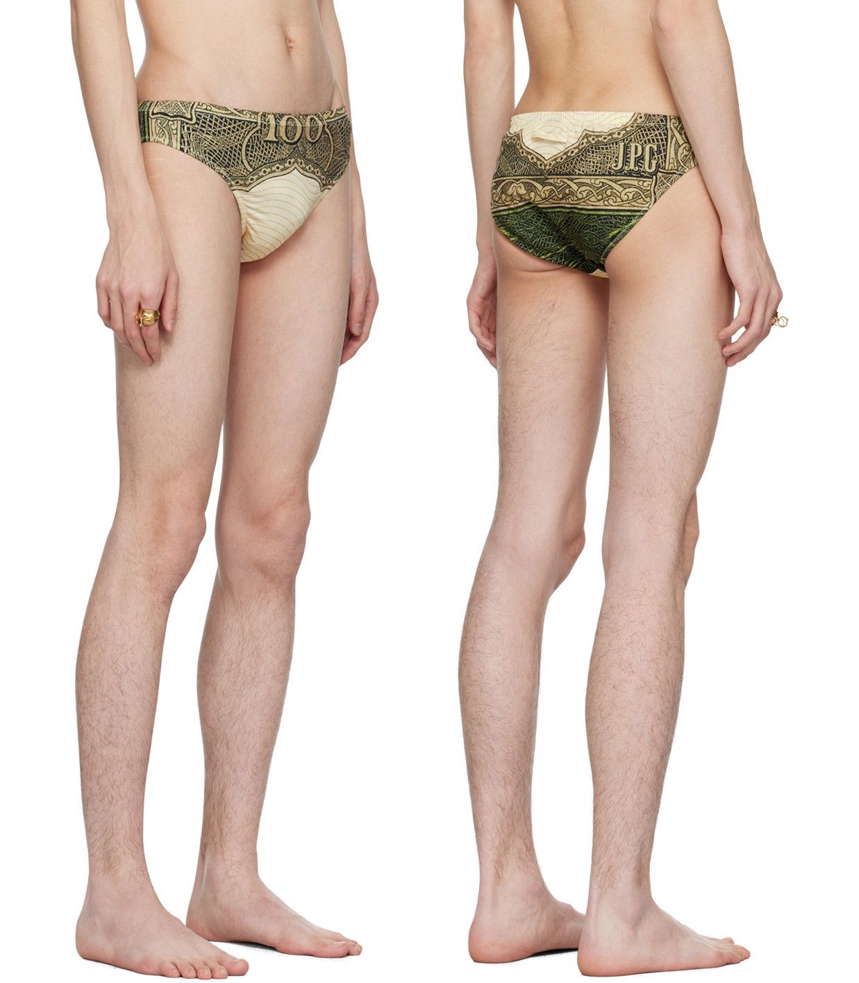 Jean Paul Gaultier Jean Paul Gaultier cartouche money print speedo Size US 32 / EU 48 - 4 Thumbnail