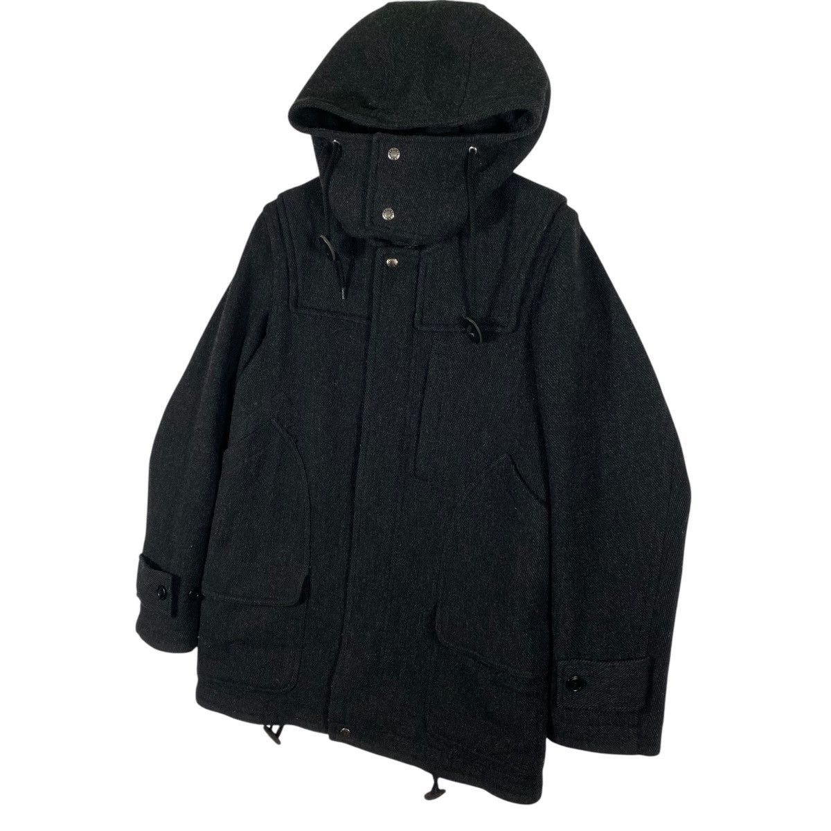 CABANE de ZUCCa × Issey Miyake × Zucca Vintage Cabane De Zucca Issey Miyake Hoodie Wool Size US S / EU 44-46 / 1 - 2 Thumbnail