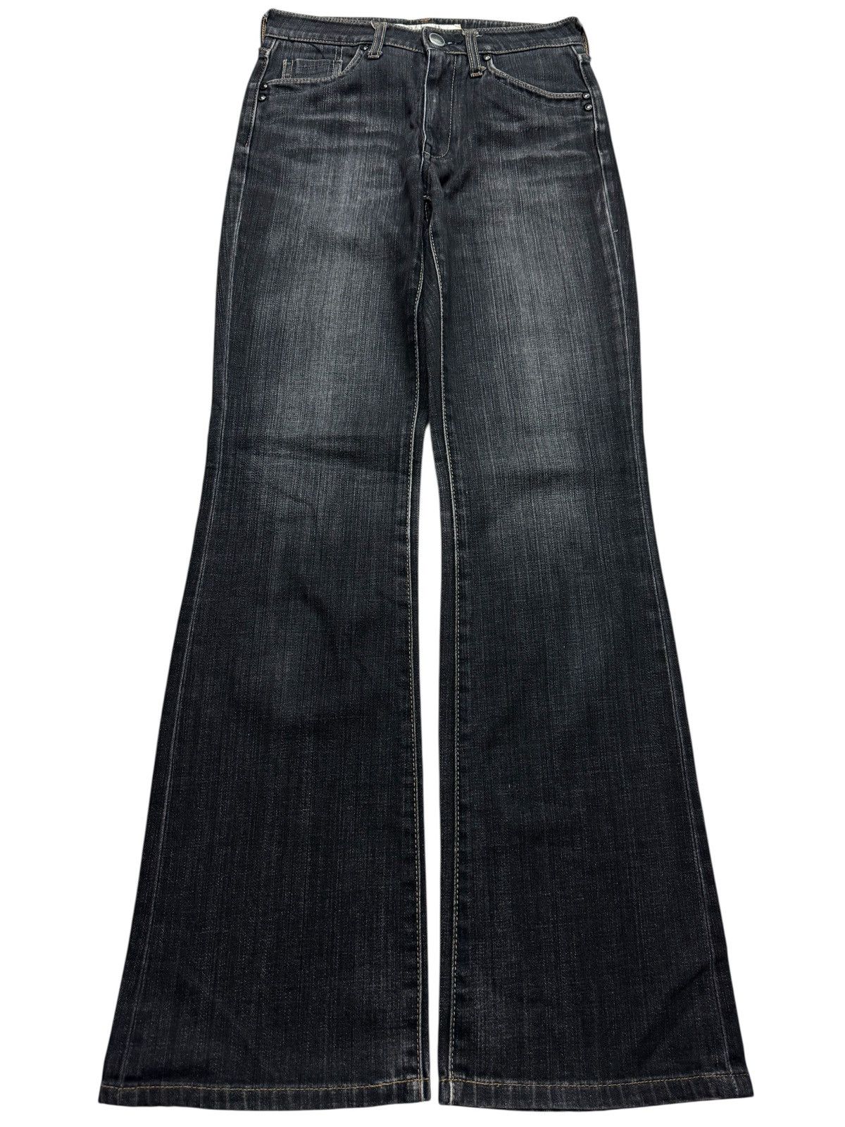 Uniqlo 💥FLARED💥VINTAGE UNIQLO MUD WASHED DISTRESSED JEANS Size 25" / US 0 / IT 36 - 1 Thumbnail