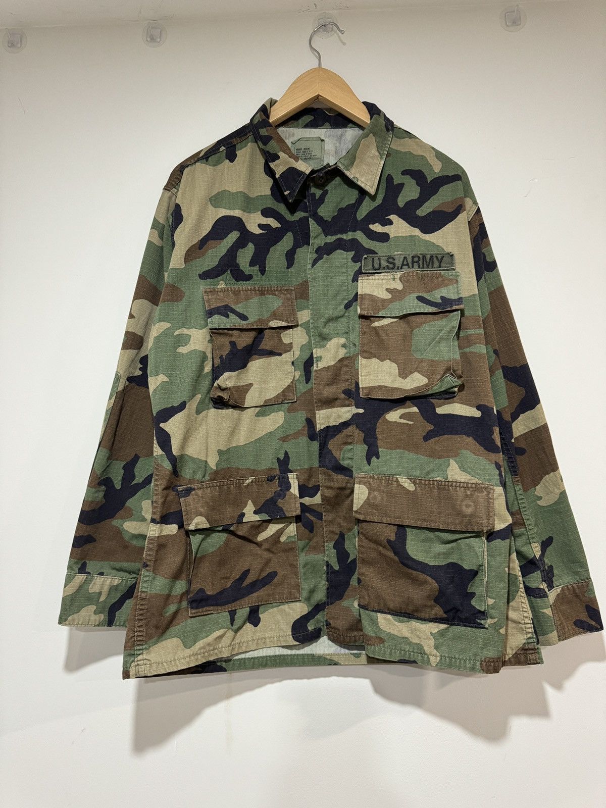 Vintage Military Jacket USA Regular-Medium Size.Combat. Hot Weather Size US M / EU 48-50 / 2 - 2 Thumbnail