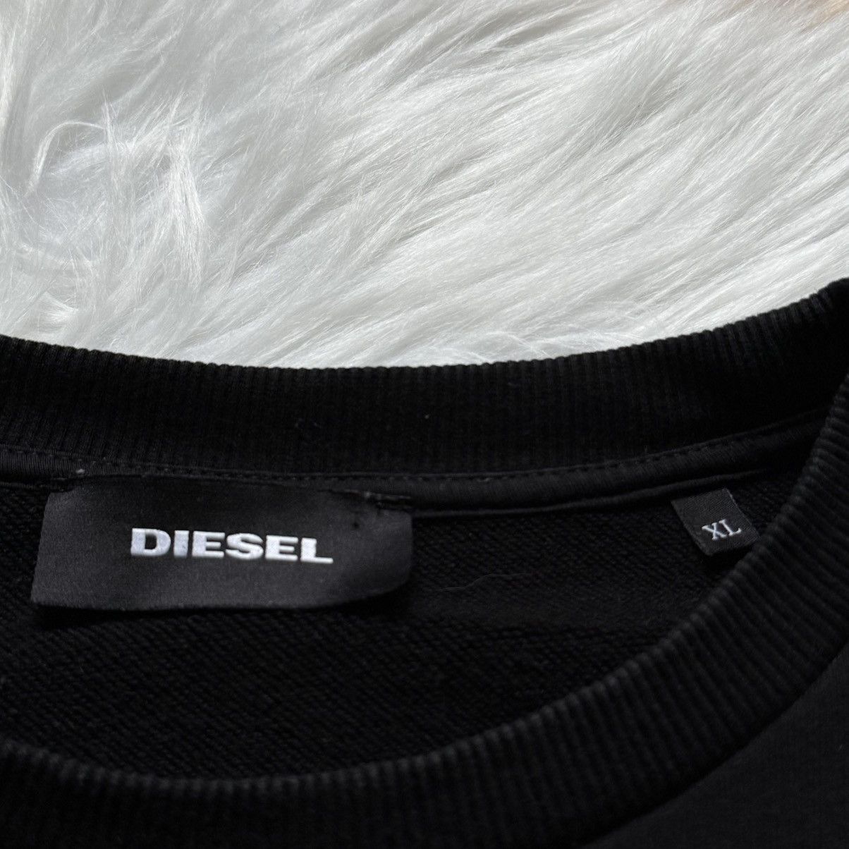 Diesel 📌 Crazy Diesel Y2K Black Sweatshirt Size US XL / EU 56 / 4 - 5 Thumbnail