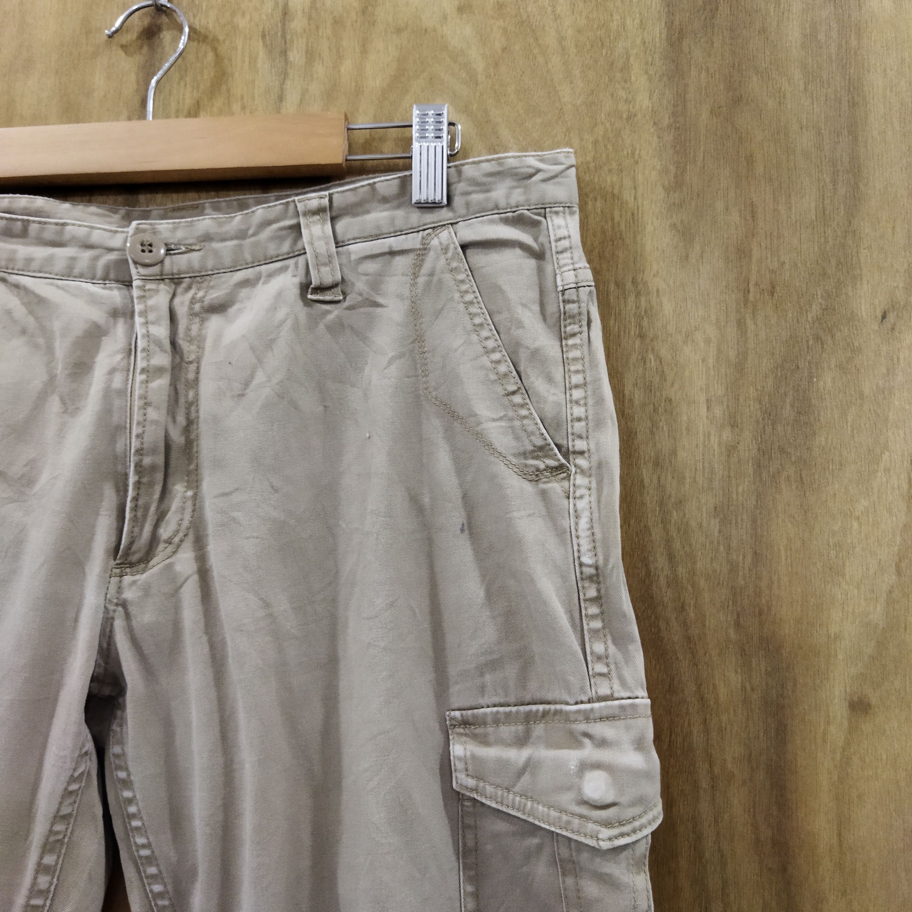 Japanese Brand SHUCA GLOBAL WORK BROWN CARGO PANTS Size US 32 / EU 48 - 5 Thumbnail