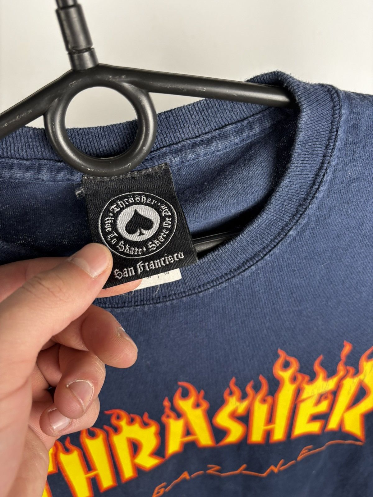 Thrasher × Vintage Trasher Big Logo vintage t shirt size M Size US M / EU 48-50 / 2 - 2 Thumbnail