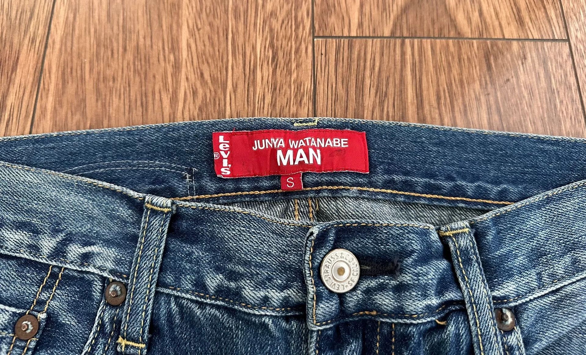 Junya Watanabe JUNYA WATANABE MAN Collaboration Whisker Jeans Size US 26 / EU 42 - 3 Thumbnail